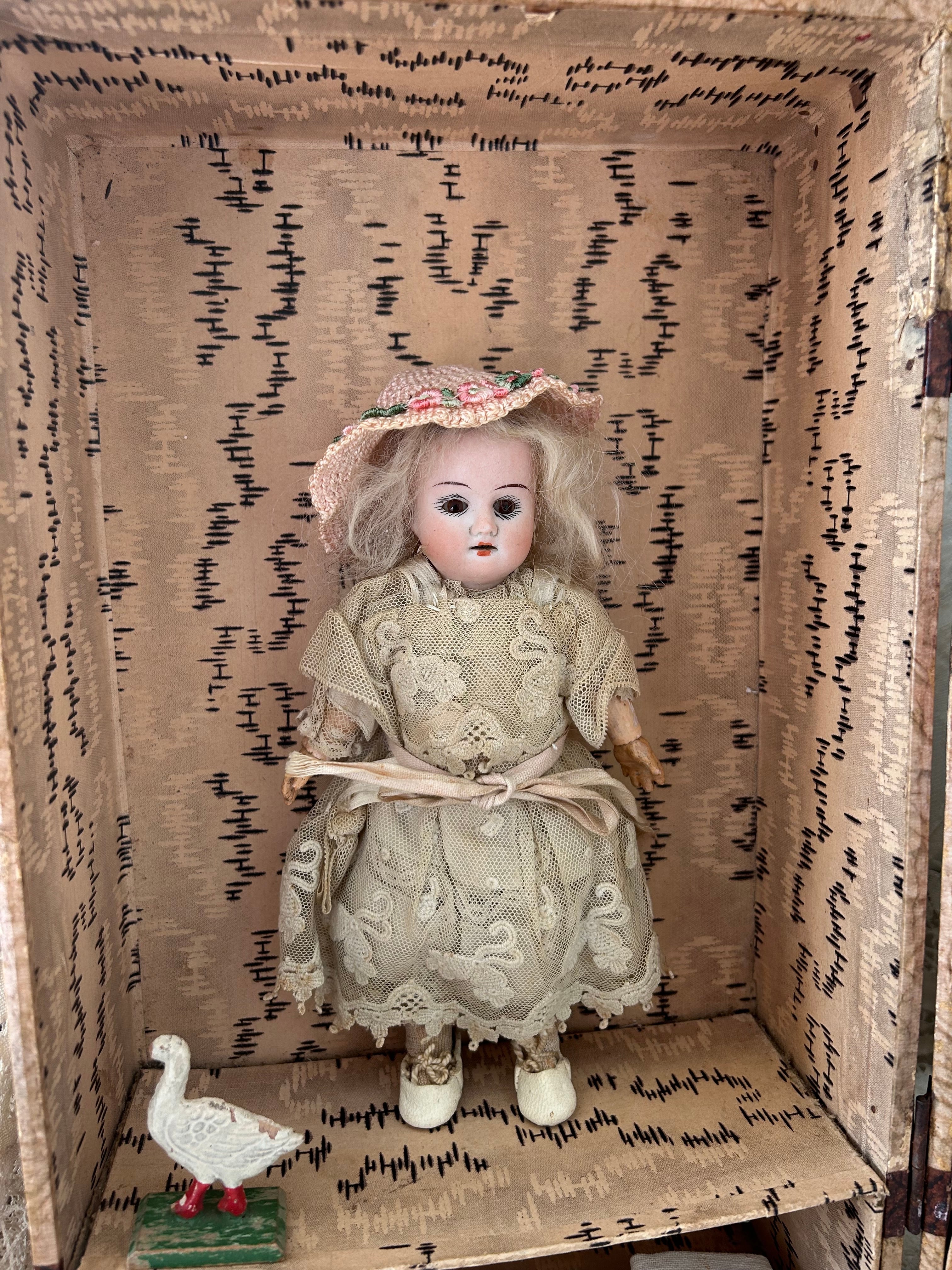 フランス アンティーク ドールプレゼンテーションボックス | le