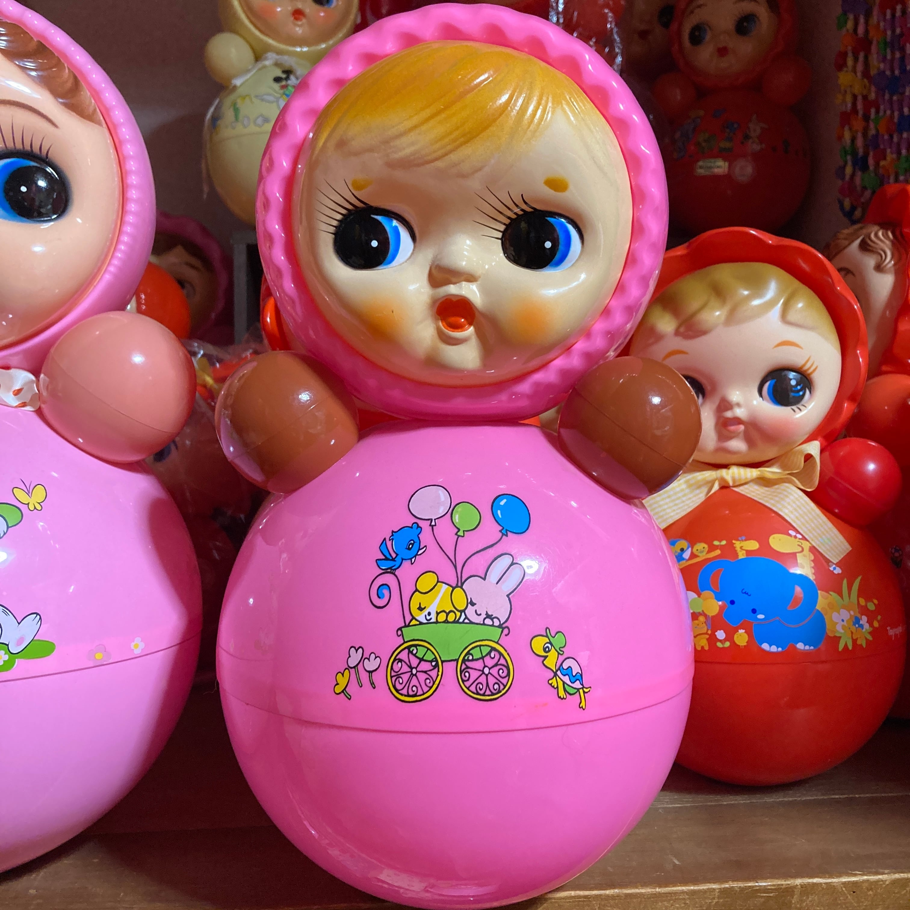 当時物 起き上がりこぼし おきあがりこぼし rolypoly 昭和レトロ 日本