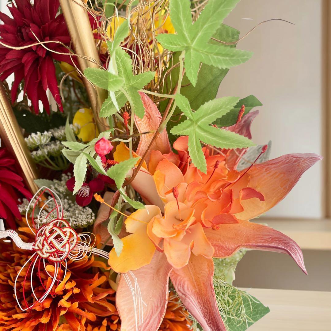 LL特大門松アレンジメント 雅な豪華お正月飾り 商業用門松 店舗用門松