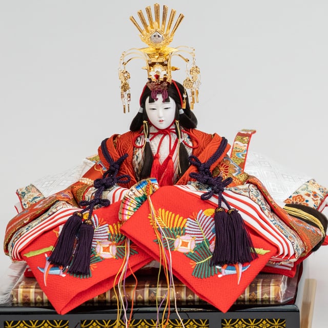 新古今雛』京七番 京刺繍 親王飾り（税込価格） | 《手まり雛ころろ