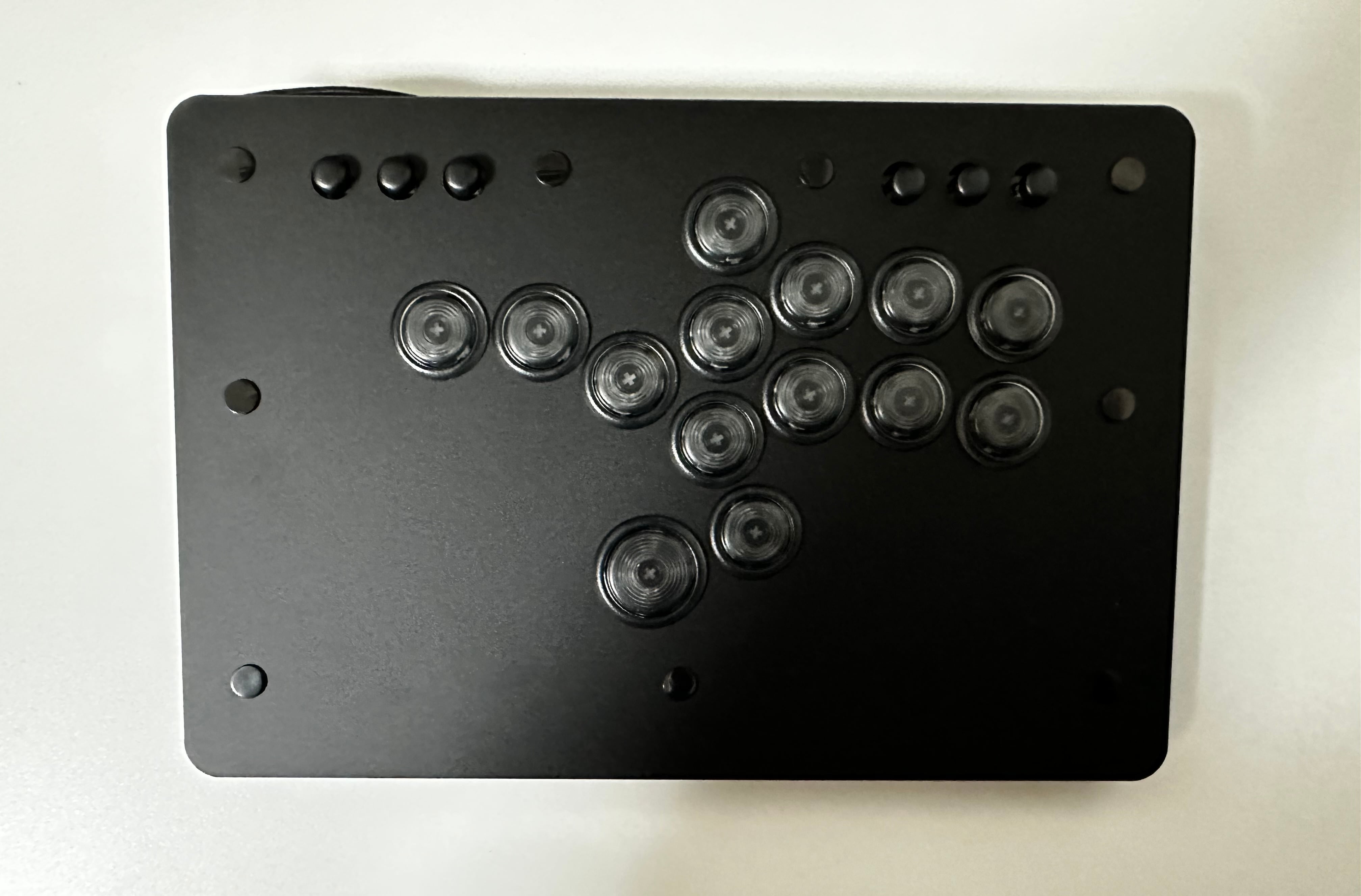 輸入新品】PUNK WORKSHOP MINI HITBOX Black レイアウトB レバーレス
