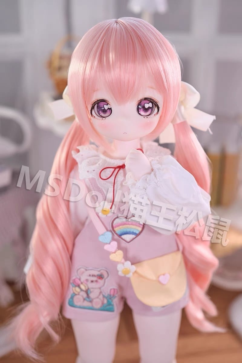 ツインテール セットウィッグ BJD 1/3 1/4 1/6 MSD MDD KUMAKO 小1/3