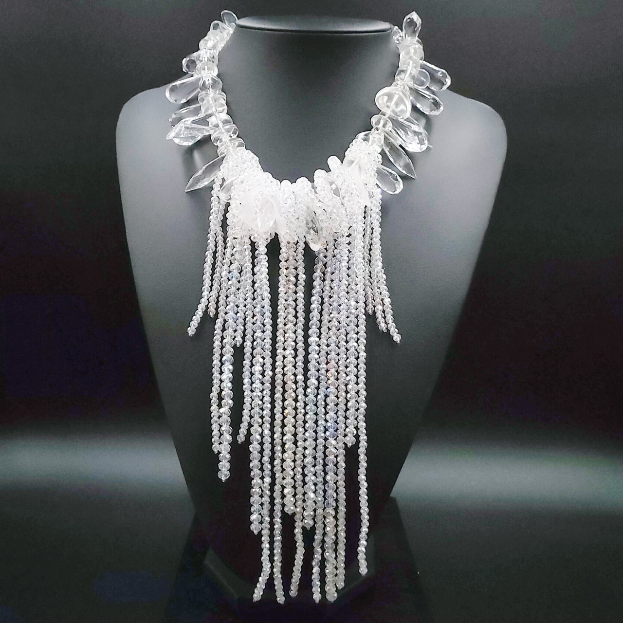 MK-7936】透明クリスタルガラスネックレス | Mariko Kohga Official