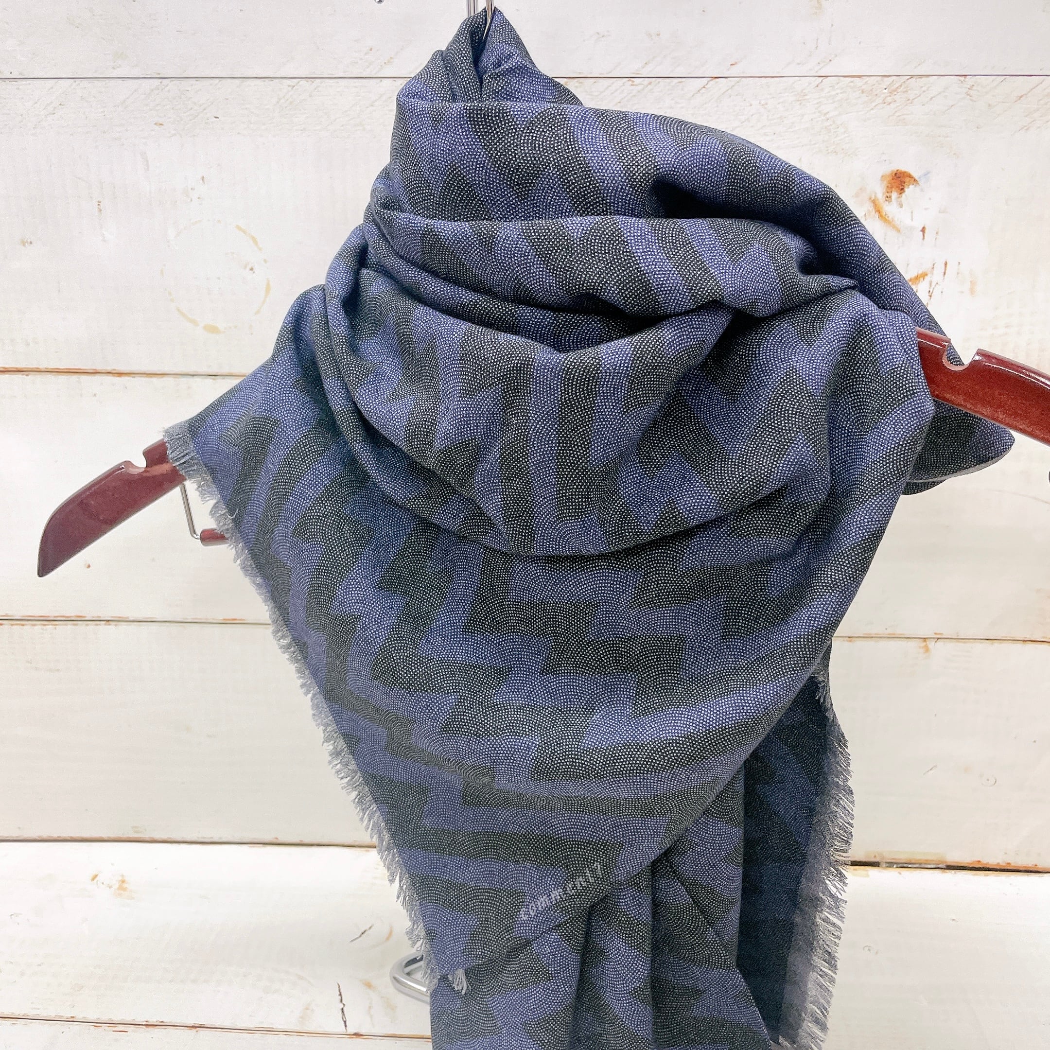 送料無料】廣瀬染場 江戸小紋 comment ? シルクカシミアストール