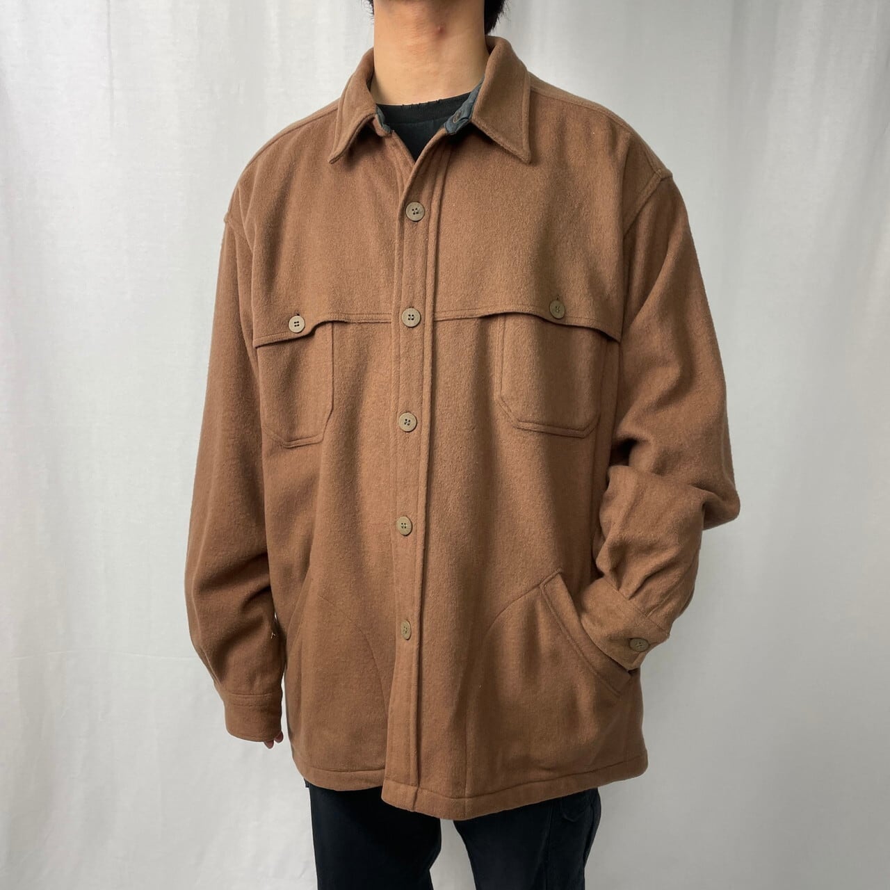 90年代 WOOLRICH ウールリッチ ウールシャツジャケット ダブル