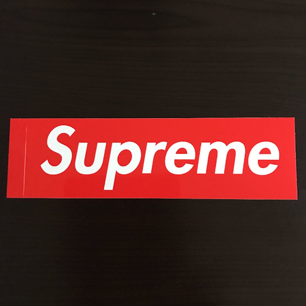 SUP-6】supreme シュプリーム ステッカー ボックスロゴ レッド