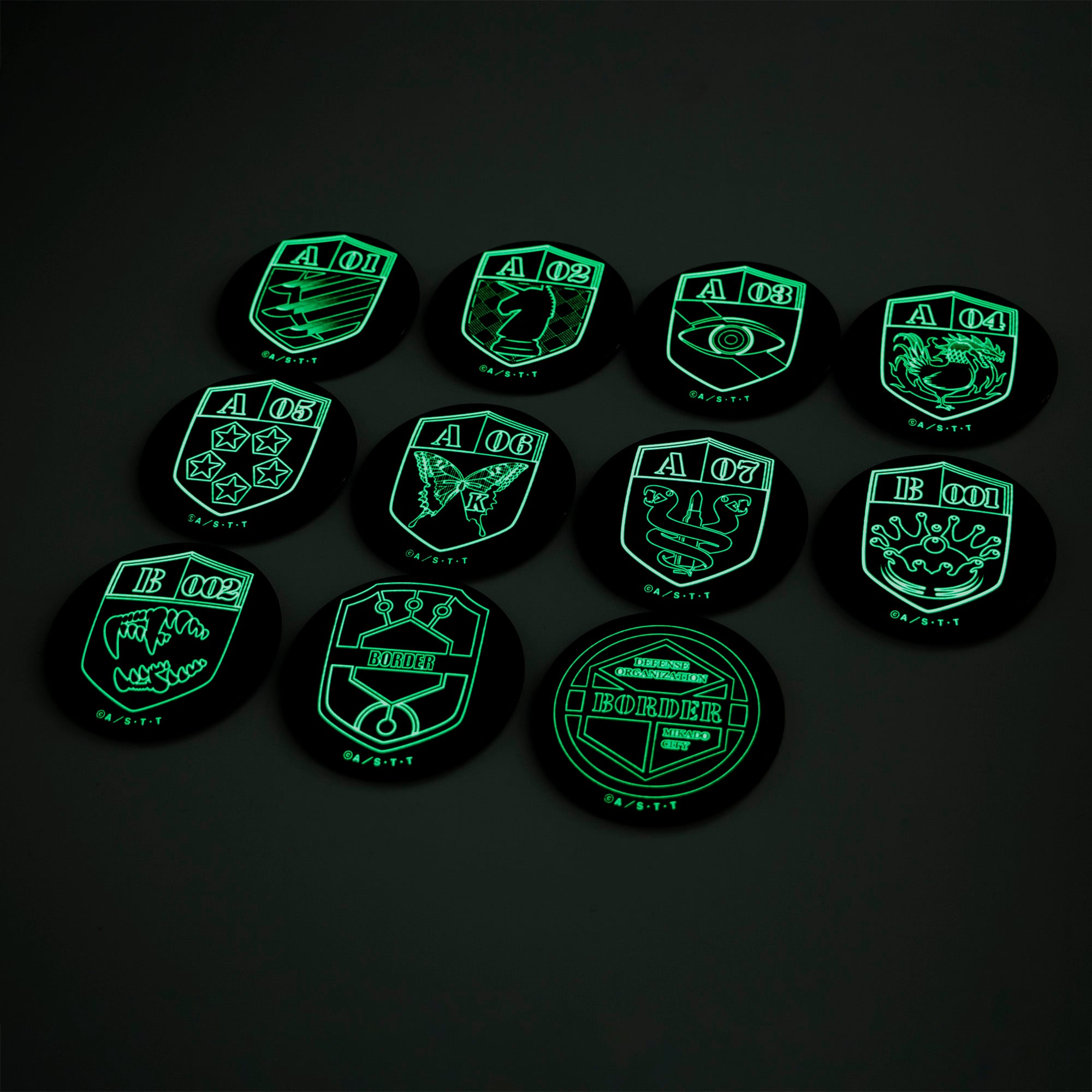 ワールドトリガー 高発光缶バッジ 嵐山隊A05 | Groove Garage