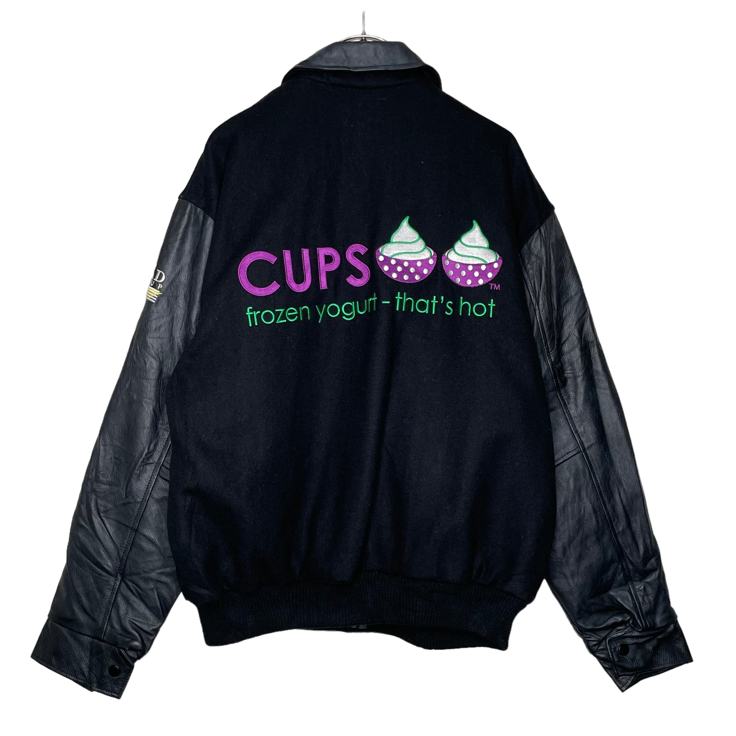 NORTH END スタジャン M（XL相当）フル刺繍 襟、袖レザー | 古着屋OLDGREEN