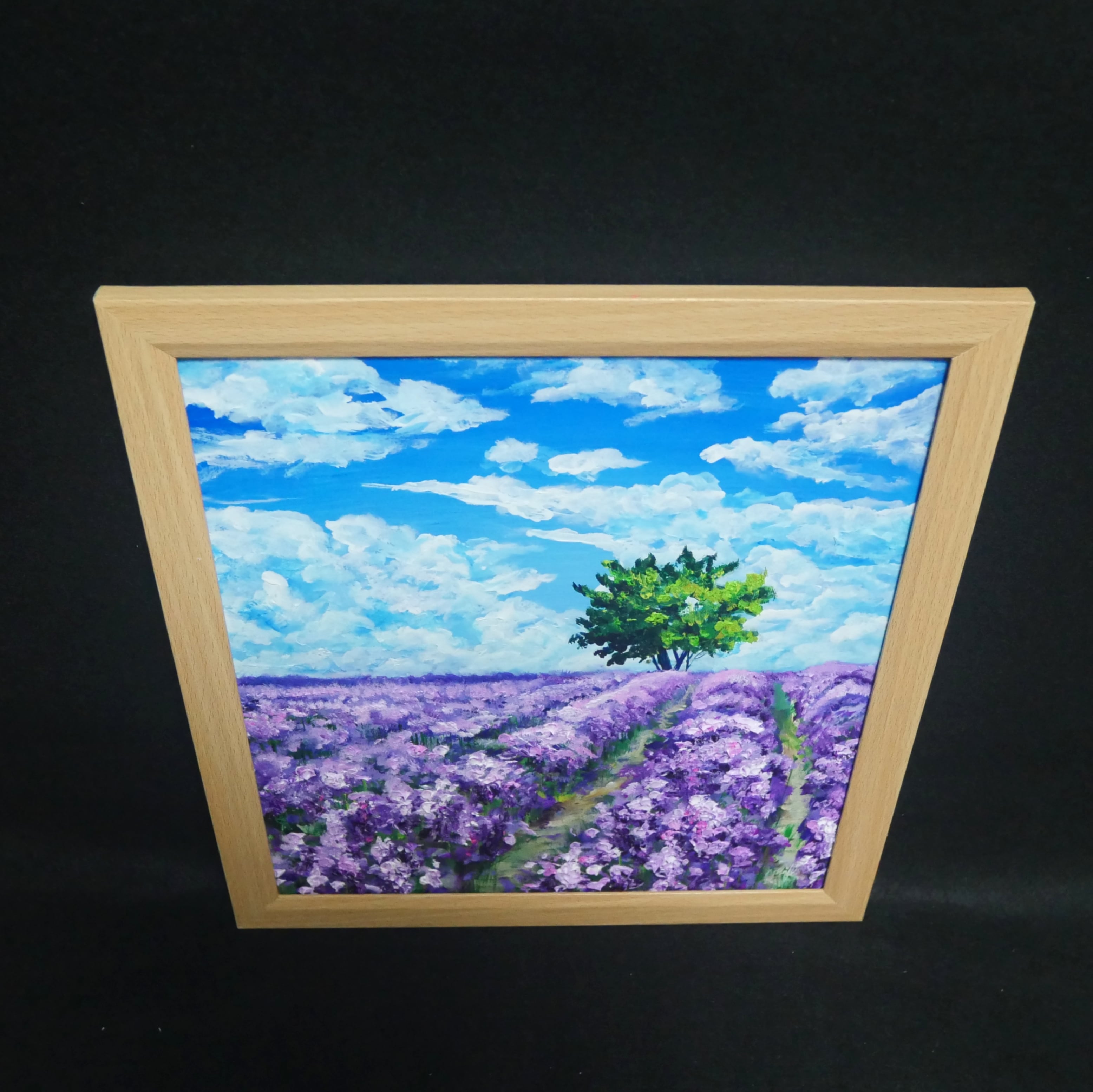 嶋津俊則/モンマルトルの坂道】油絵 額縁付き サインあり(F3) 嶋津俊則