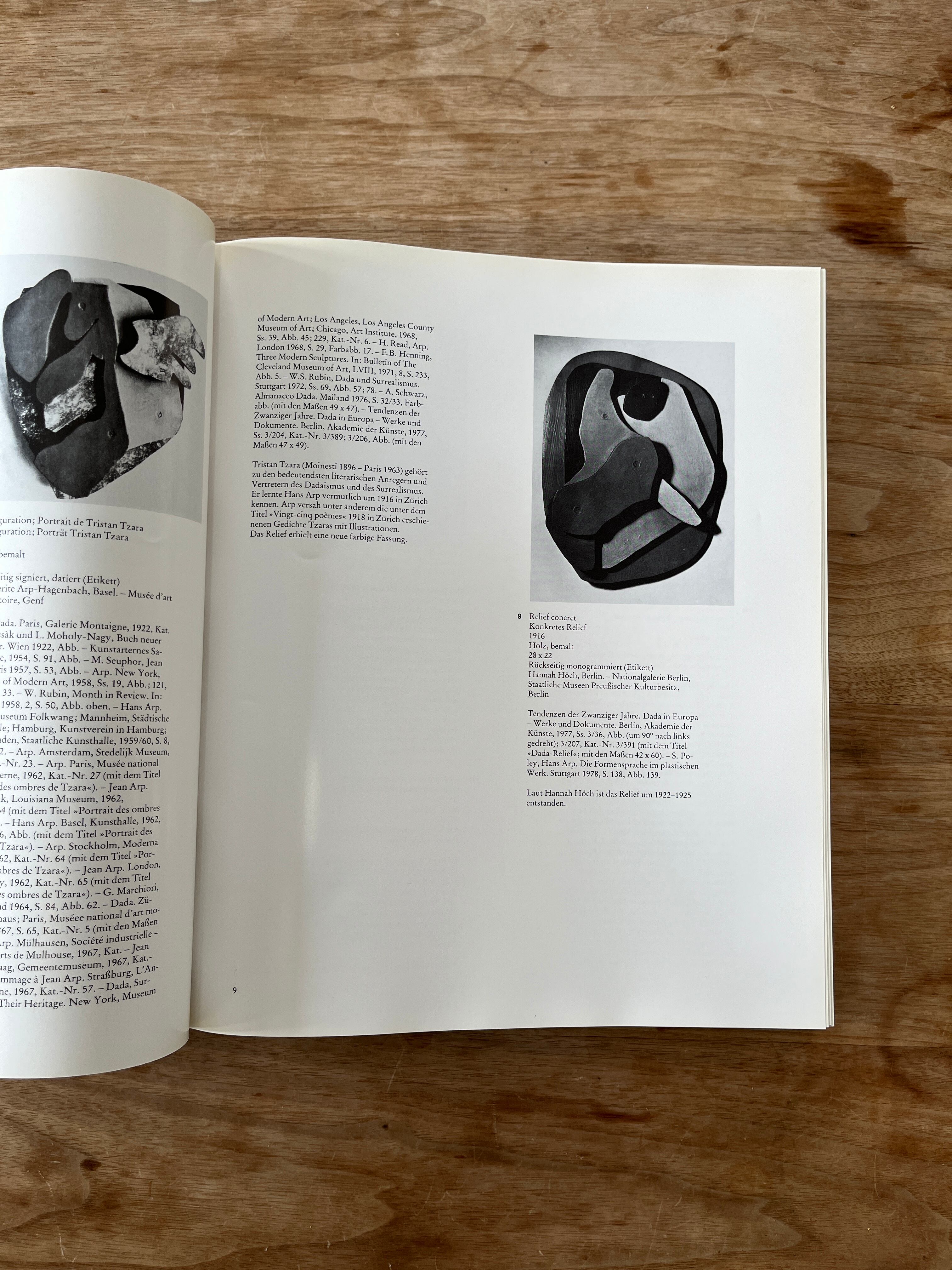 Jean Arp, The reliefs catalogue of complete works | NF ARTBOOKS