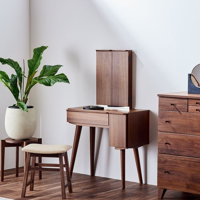 CLASSE ティペットⅡドレッサー 鏡台 木製 オーク ウォールナット