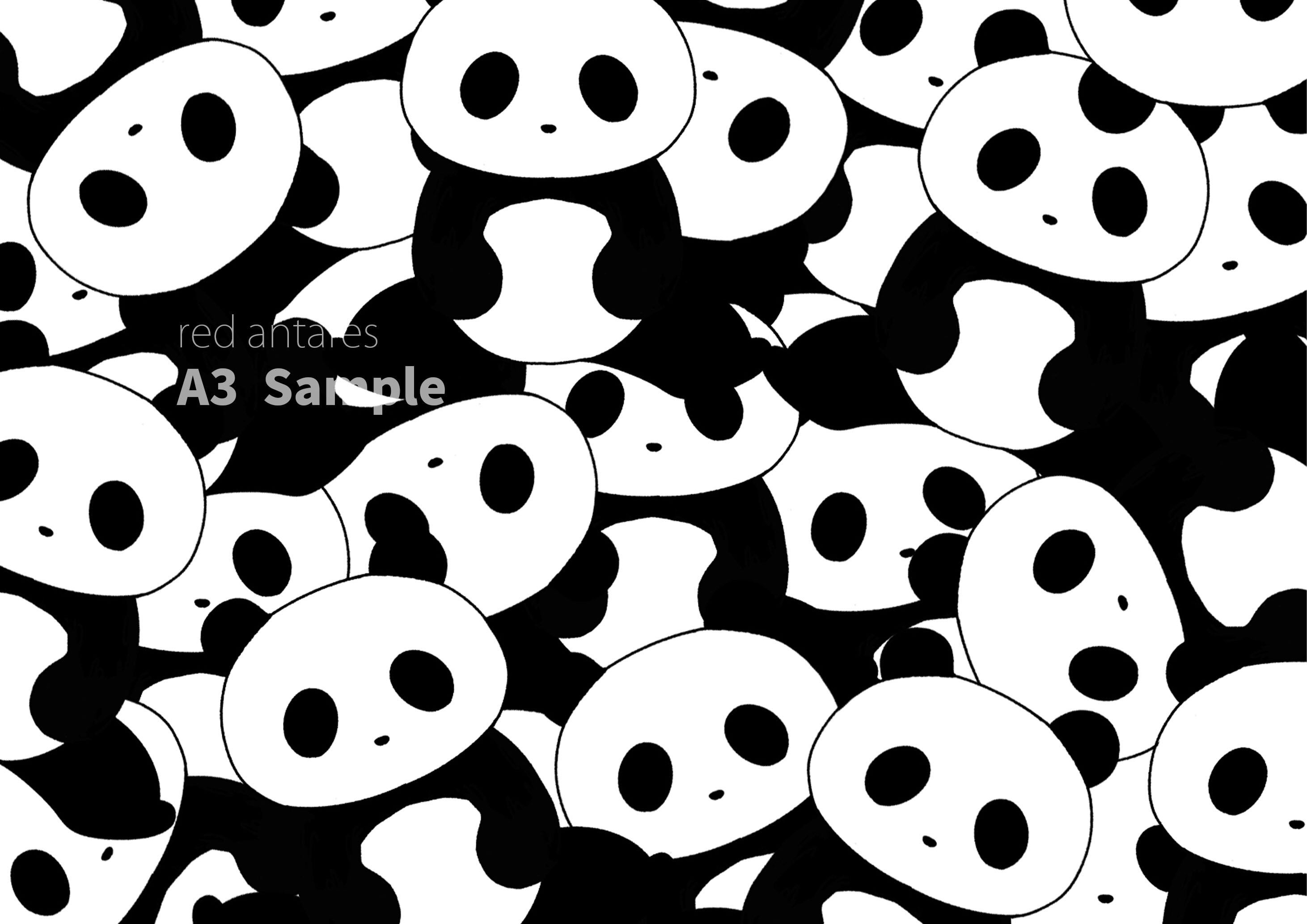 ダイヤモンドアート A3 パンダだらけ | ダイヤモンドアート専門店 red