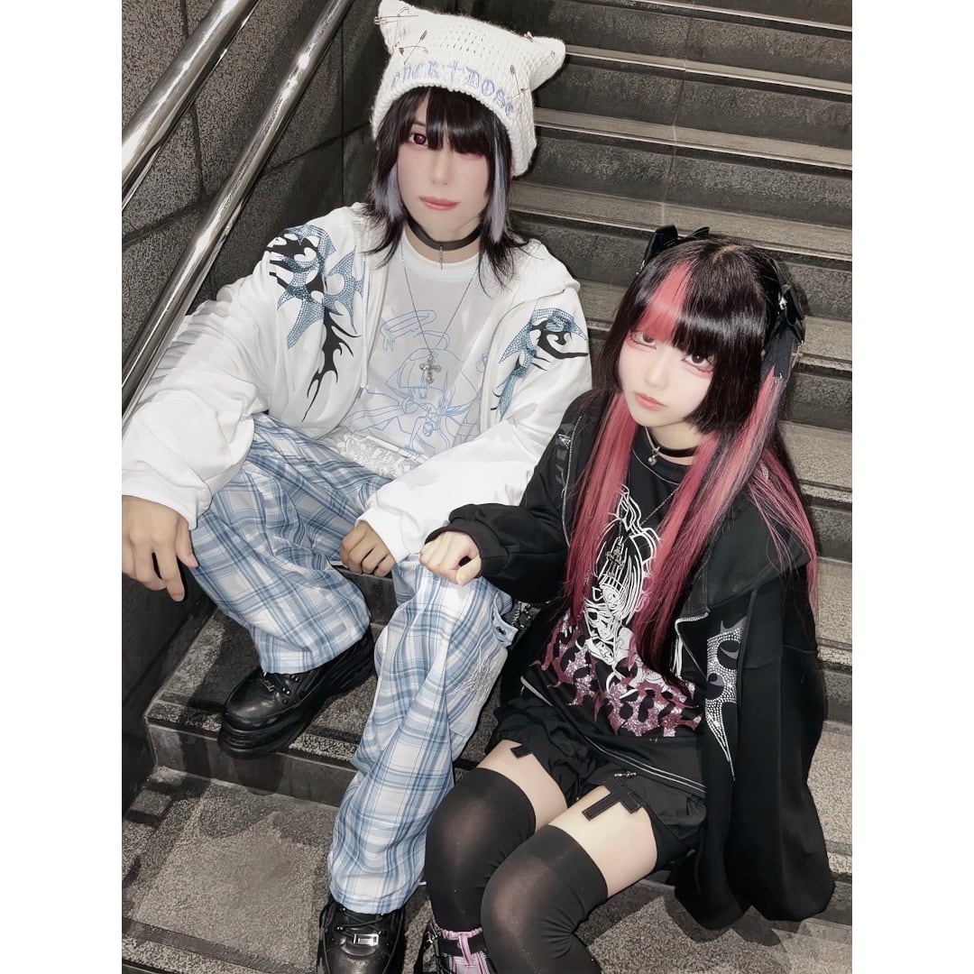 ラインストーン トライバルZIPパーカー | VOLCAN&APHRODITE