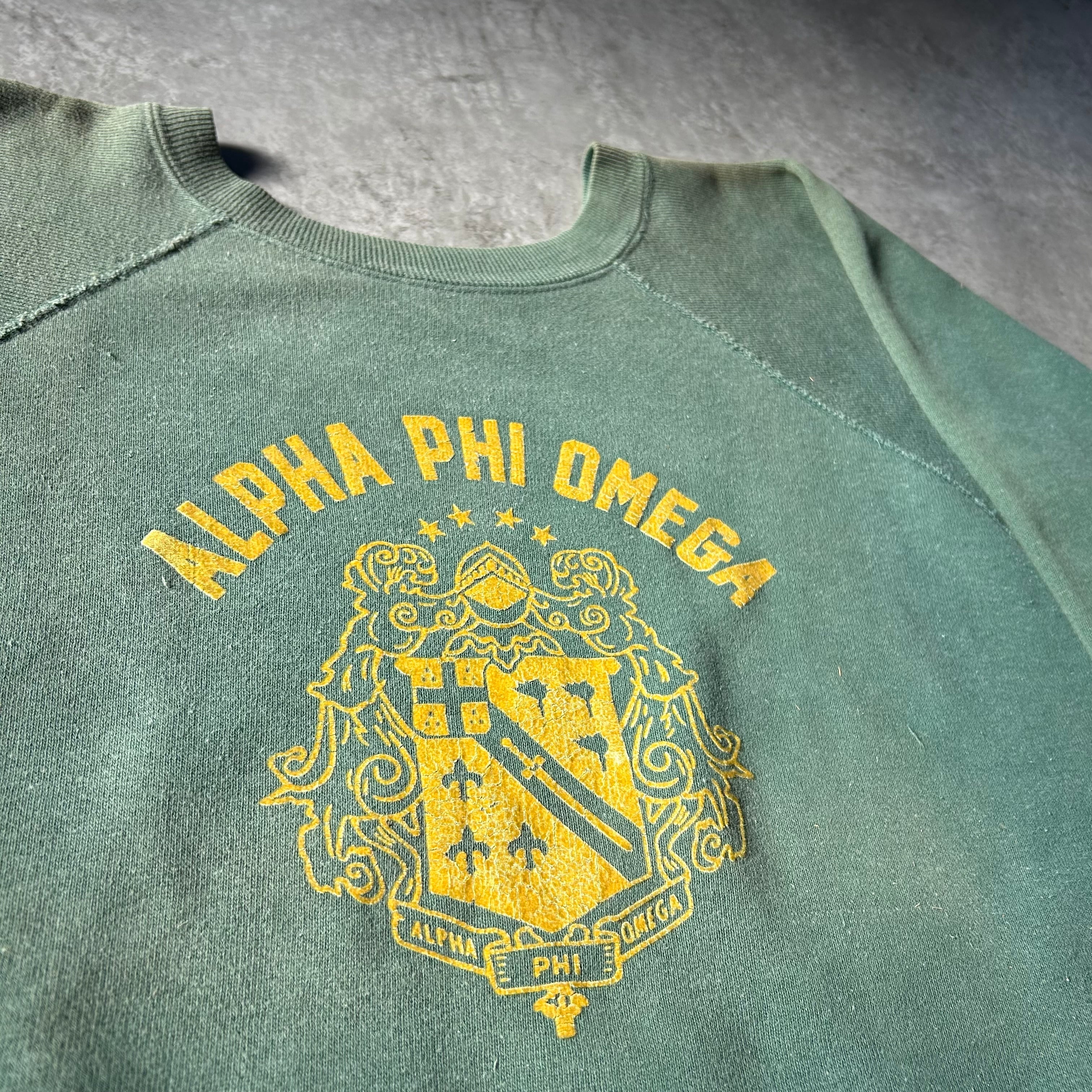 60s ヴィンテージスウェット USA製 フェードグリーン XL相当 | 東京準備室