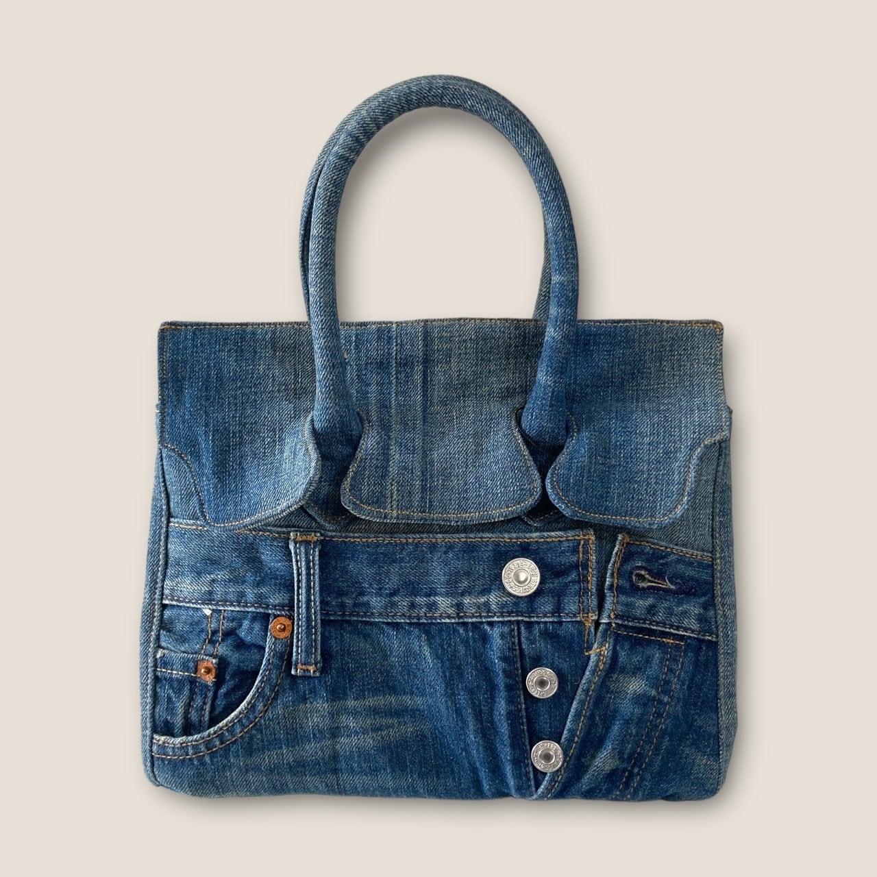 99 mini デニムリメイクバッグ フラップバッグ | Atelier307