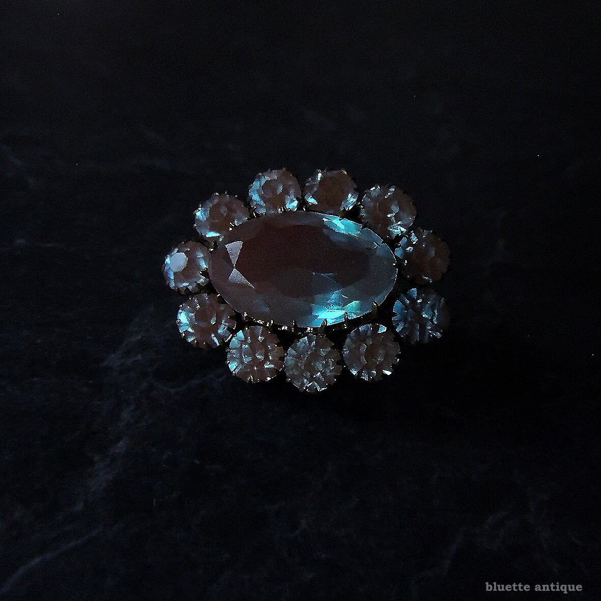 アンティークジュエリー サフィレット ブローチ | アンティーク