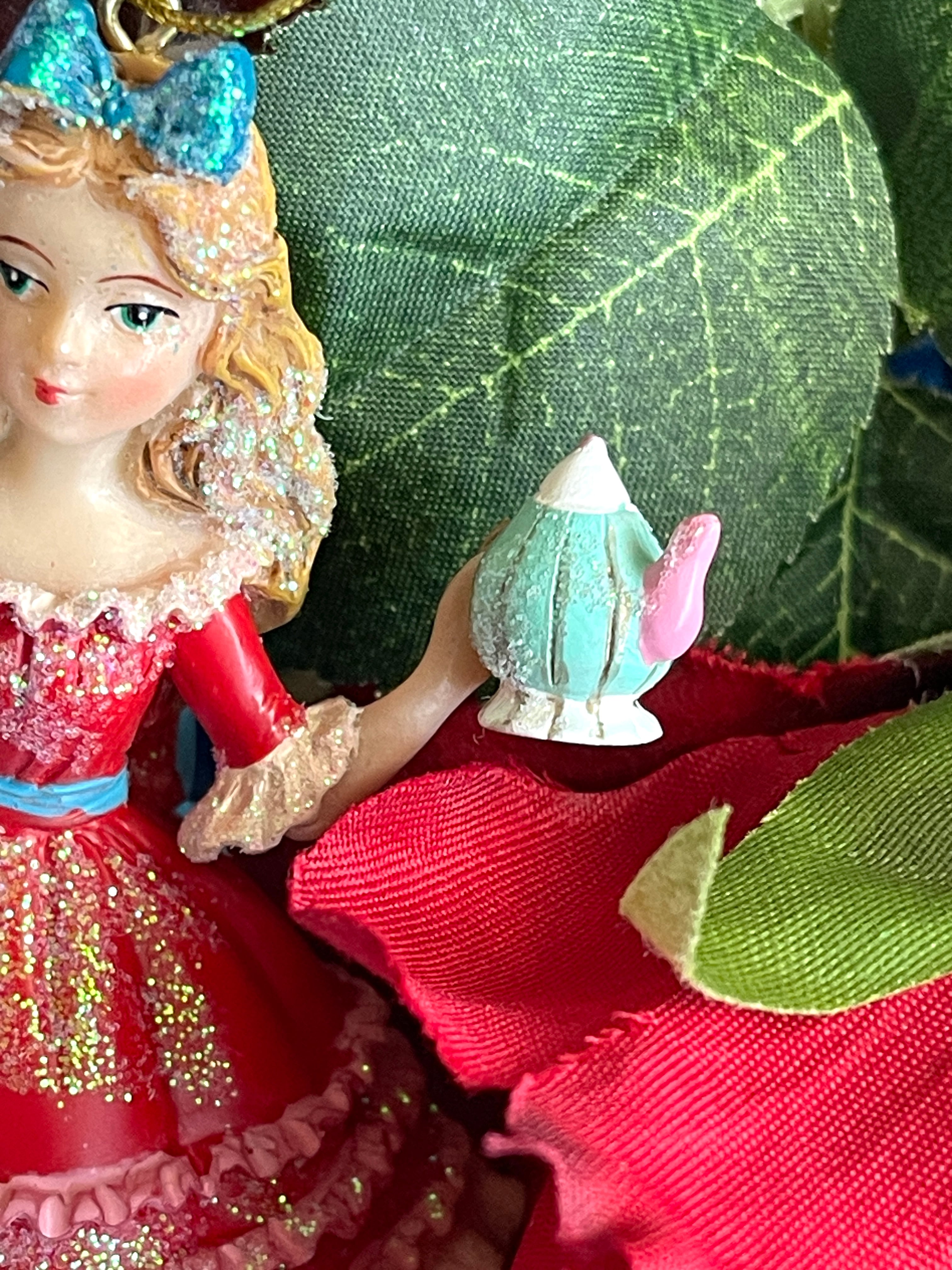 海外ディズニー購入 不思議の国のアリス ティーポット クリスマス