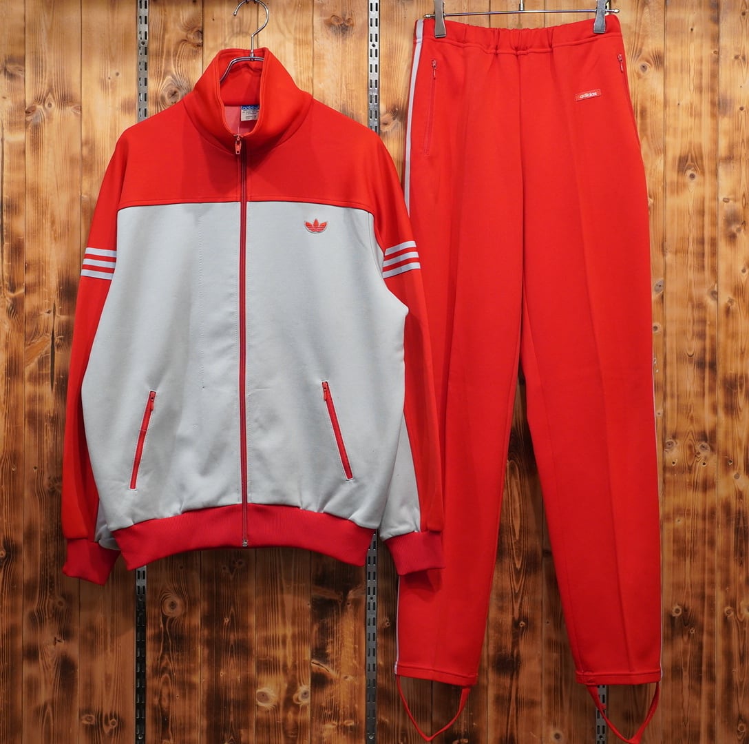70s adidas トラックスーツ 上下7/アディダス セットアップ トラック