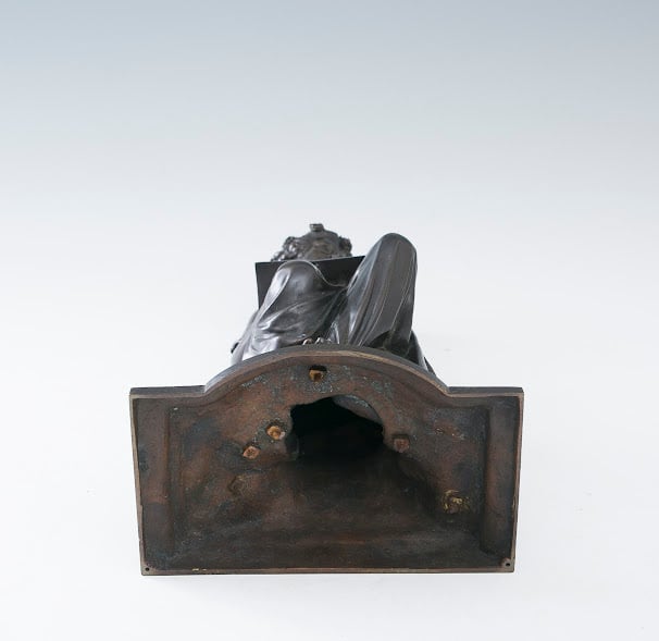 duchoiselle ブロンズ 銅製 少女像 置物 オブジェ インテリア 仏蘭西