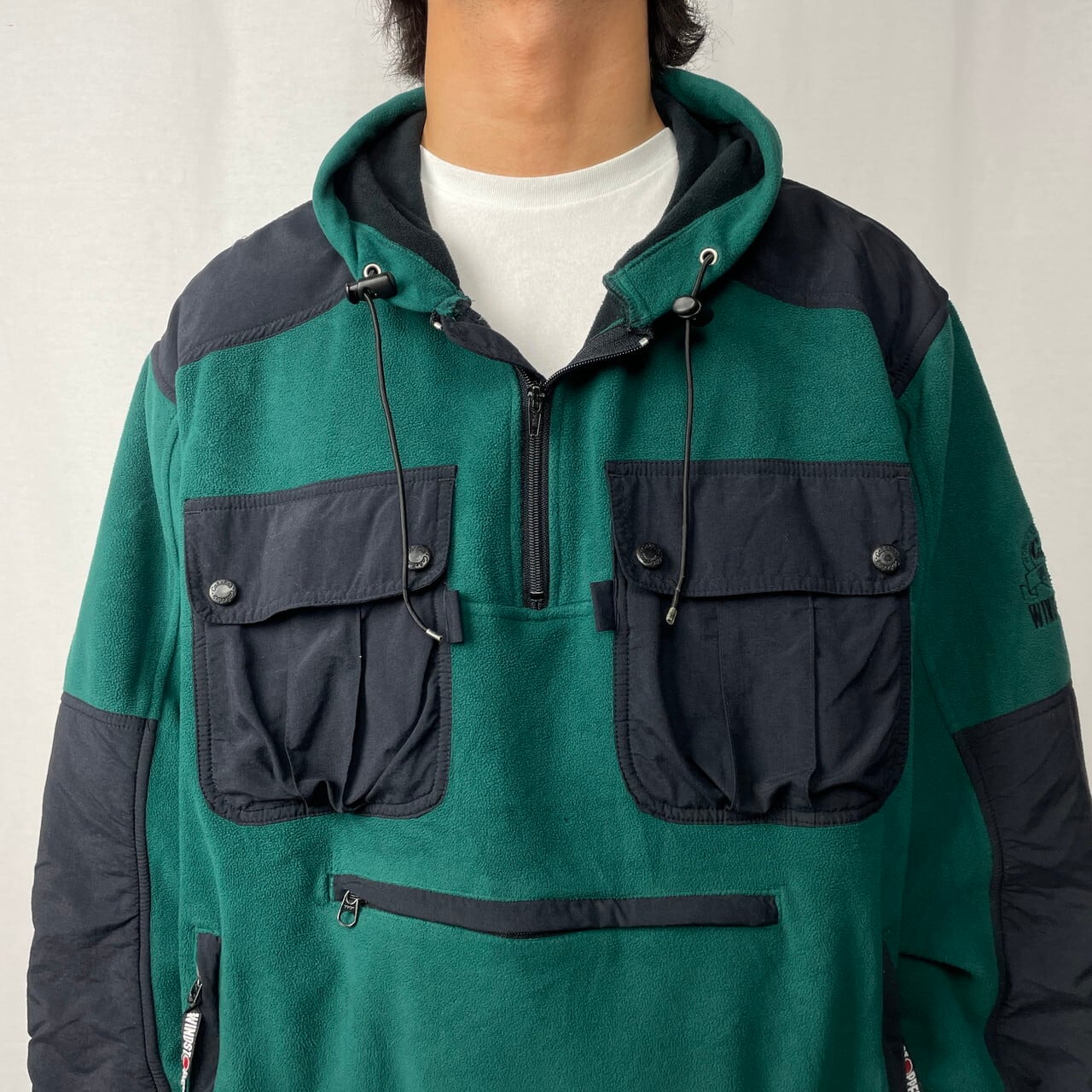 90年代 Cabela's カベラス フリースプルオーバージャケット メンズXL