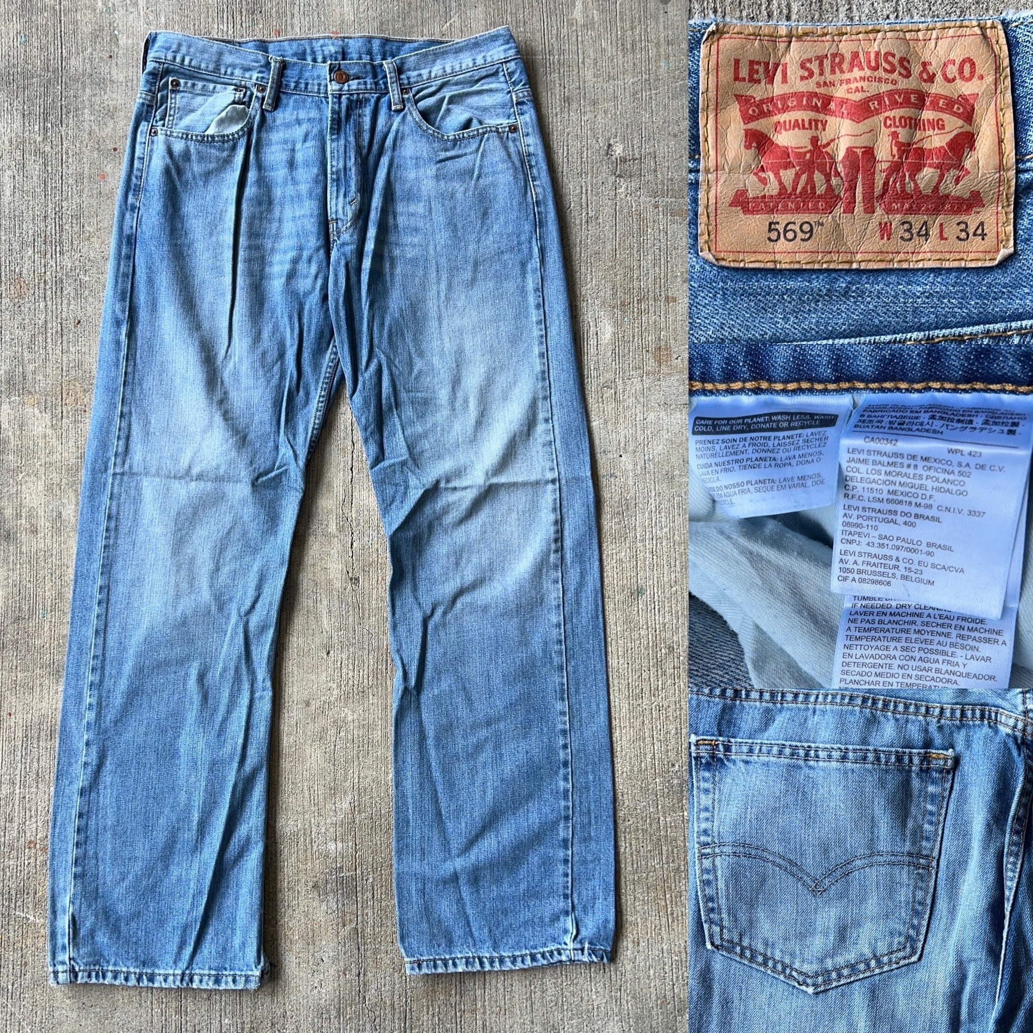 Levi's 569 Wide Straight Jeans リーバイス ストレート ワイドデニム