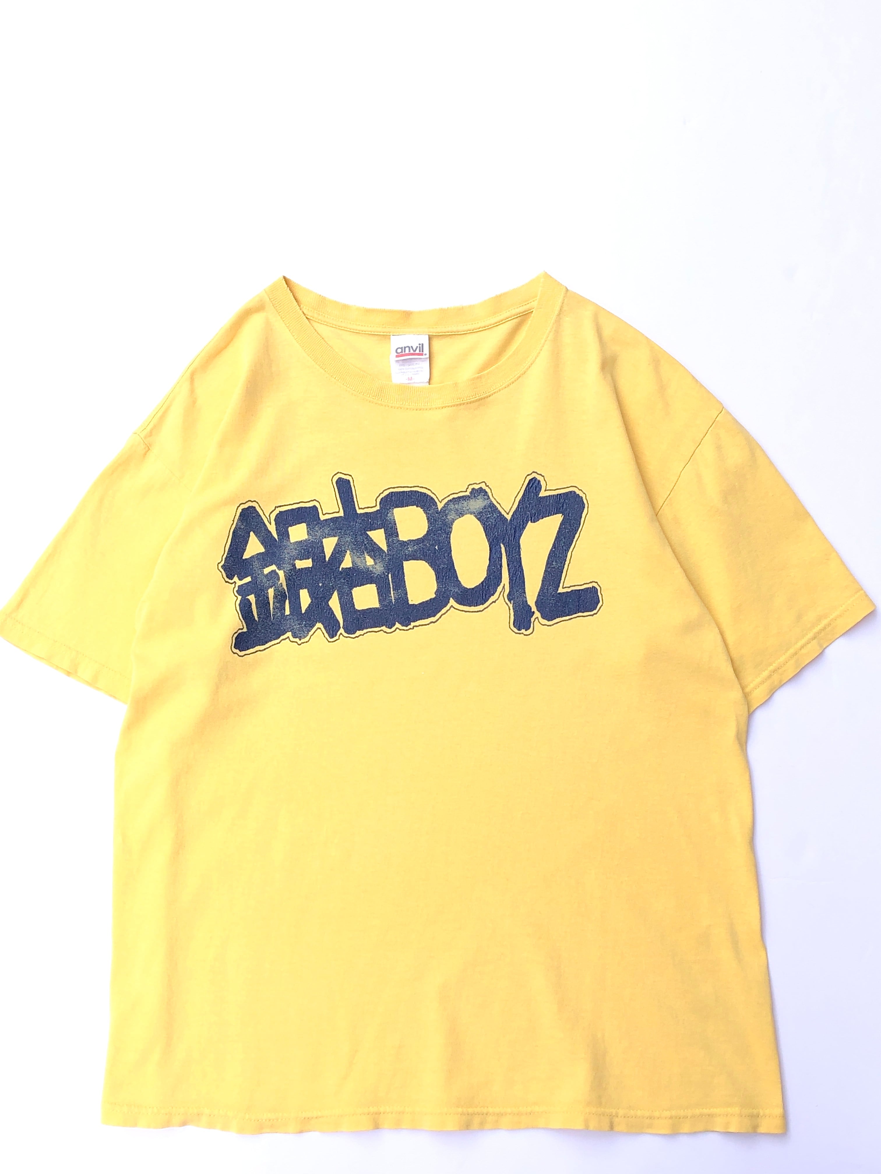 銀杏BOYZ コットン ボックス Tシャツ M イエロー | sun