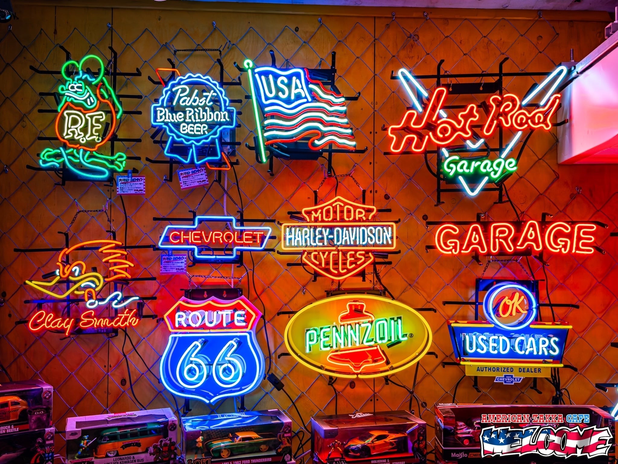 ガレージ ネオンサイン【PENNZOIL】アメリカン雑貨 | アメリカン