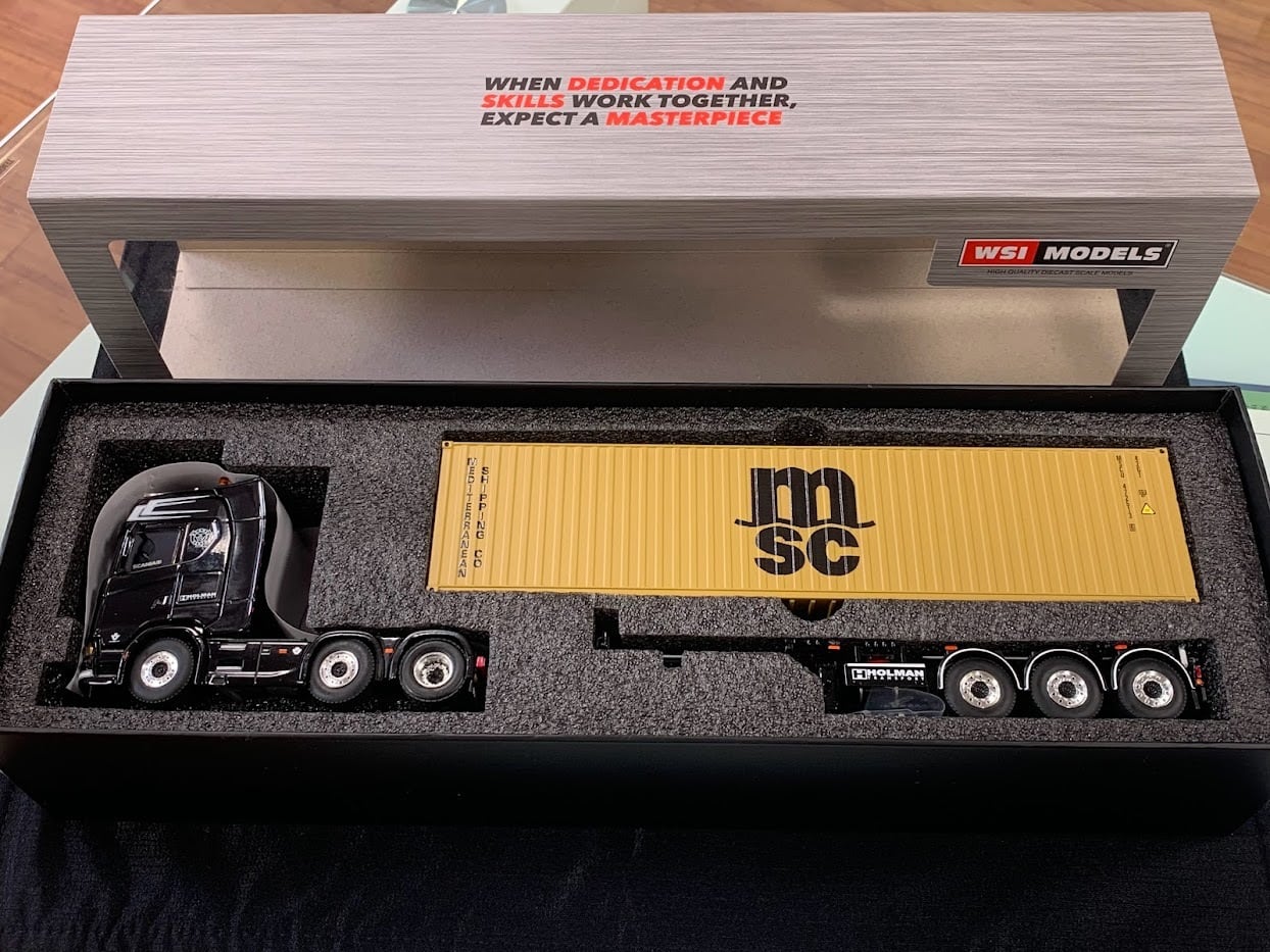 WSI 1/50 スカニア S ハイライン CS20H コンテナトレーラー | 北原模型