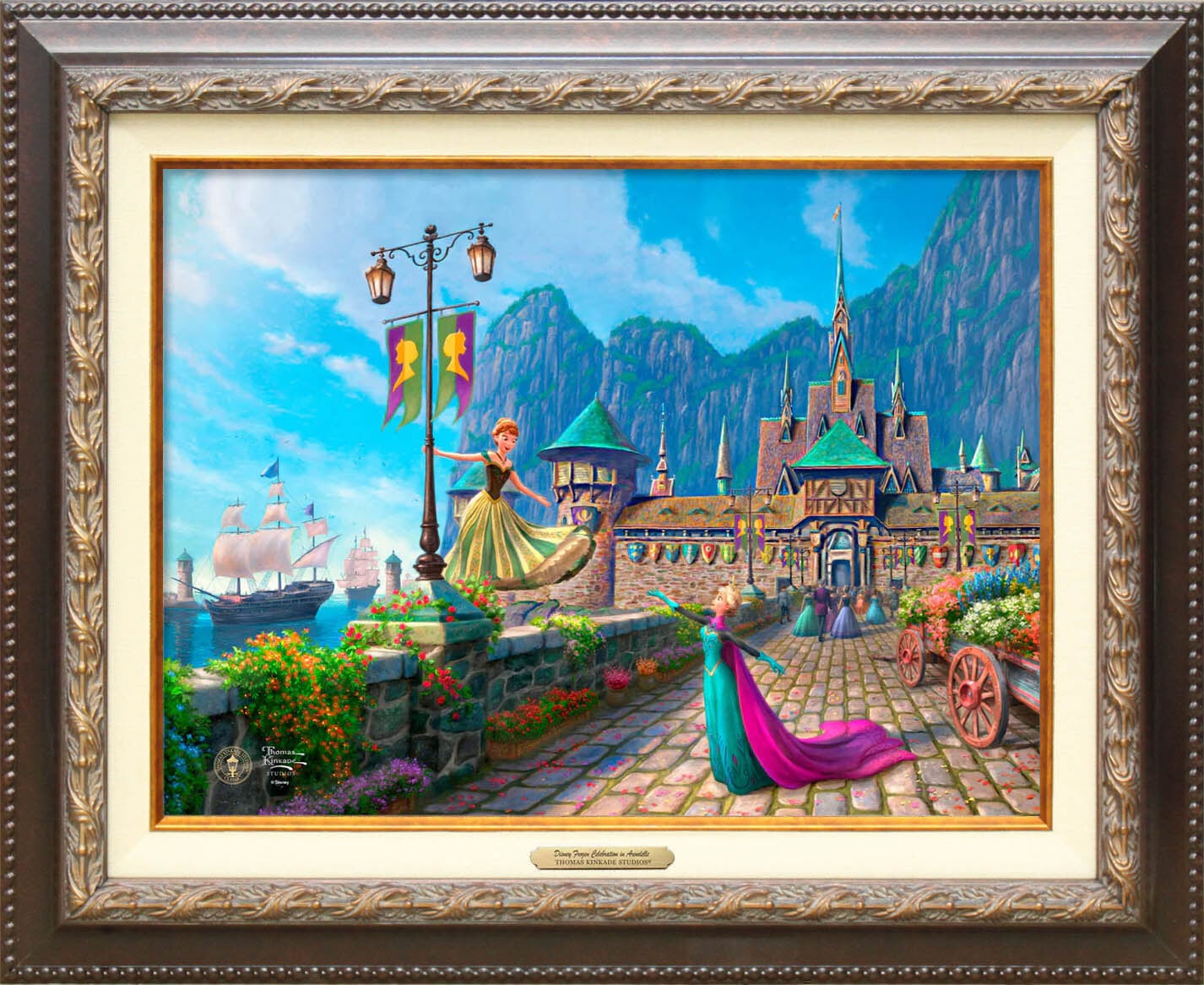 アナと雪の女王】Vanderstelt ジクレ版画ディズニー証明書付き エルサ