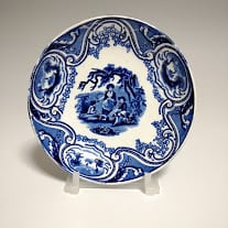 デルフト 和蘭陀焼 婦人図 お皿 アンティーク ヨーロッパ ペトルス