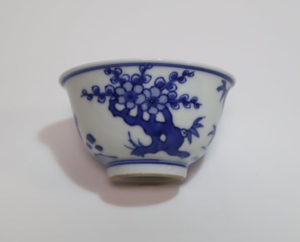 永楽善五郎造 染付写松竹梅汲出茶碗 10客 | 賢祥堂 うつわ店