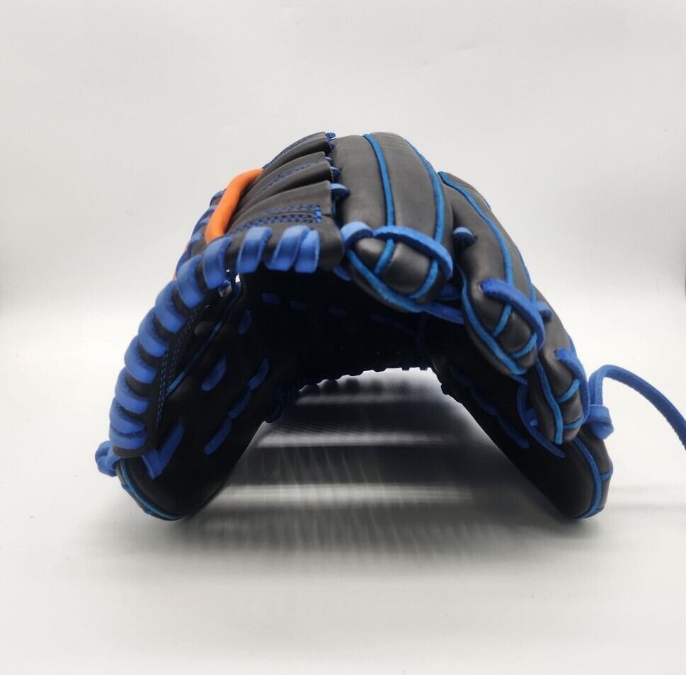 現品限り GECKO ブラック×ブルー 外野手用 12.75インチ 平裏ブラック