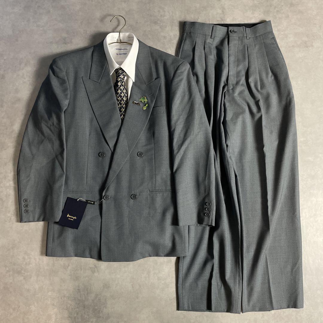 90s ヴィンテージ スーツ ダブル セットアップ 成人式vol.126 高級 | Flog.
