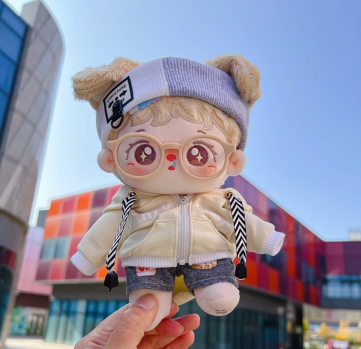 20cmぬい服】シンプルなワンカラーコーデ 20cmぬいぐるみ用 着せ替え