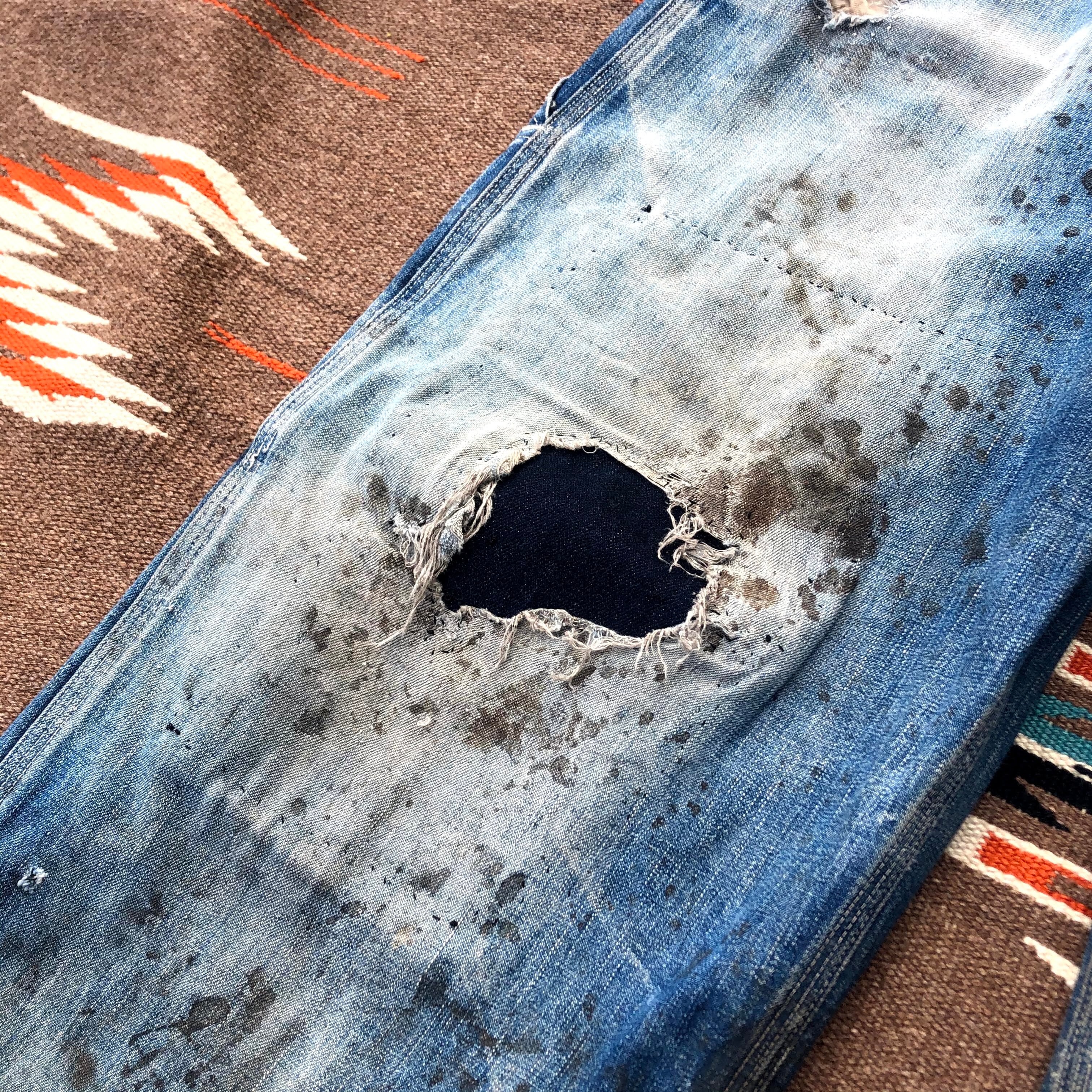 50's CROWN Denim Overall(ビブポケットセパレート,ローバック