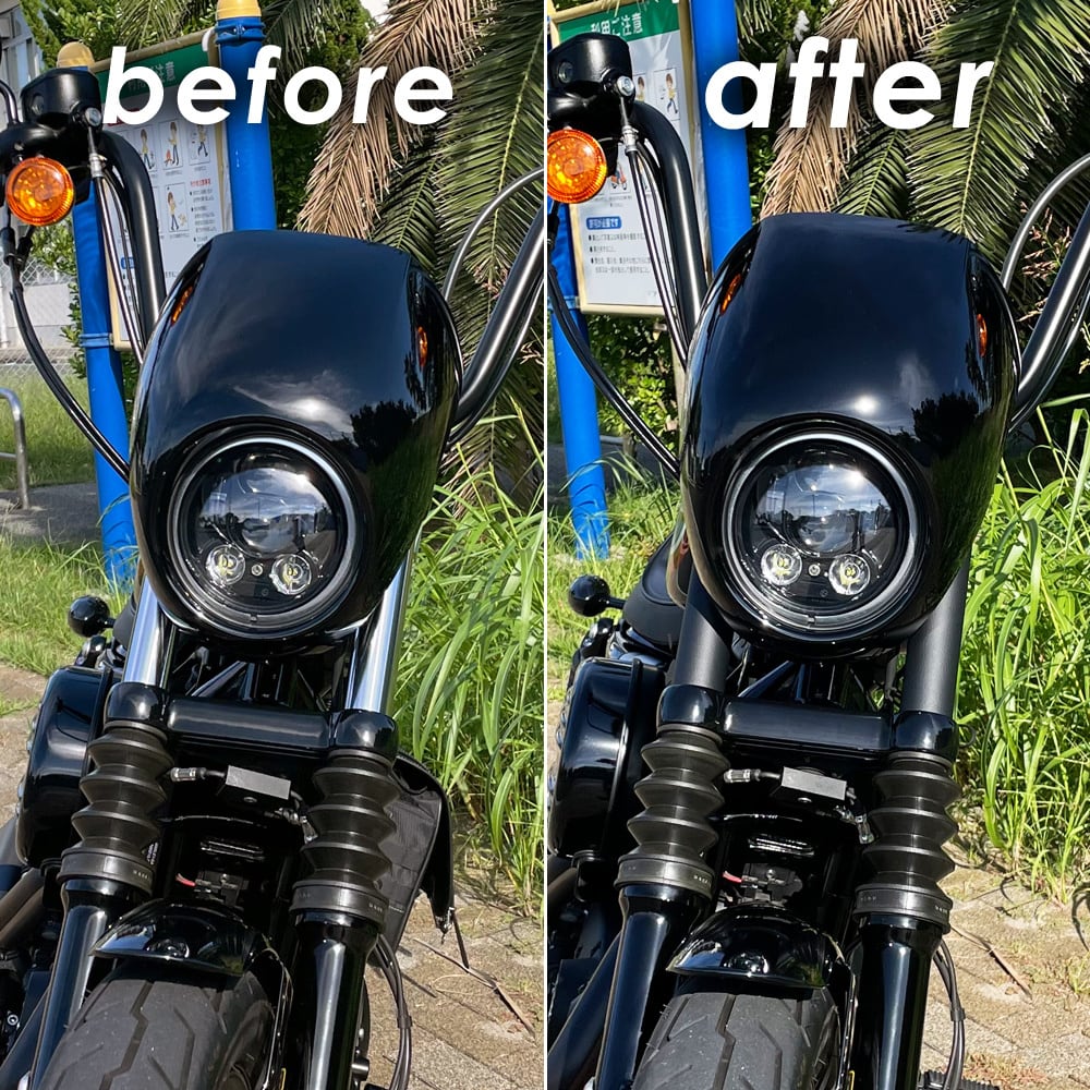 フォーティエイト(XL1200X)用アッパーフォークカバー｜スポーツスター