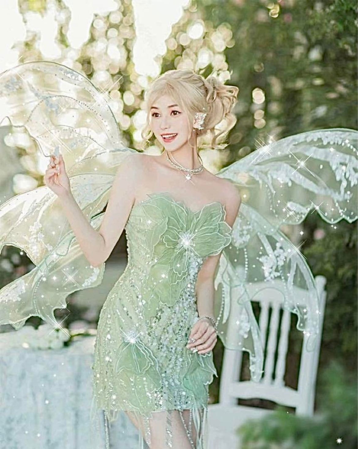 ディズニー ピーターパン ティンカーベル コスプレ衣装 Dハロ ドレス