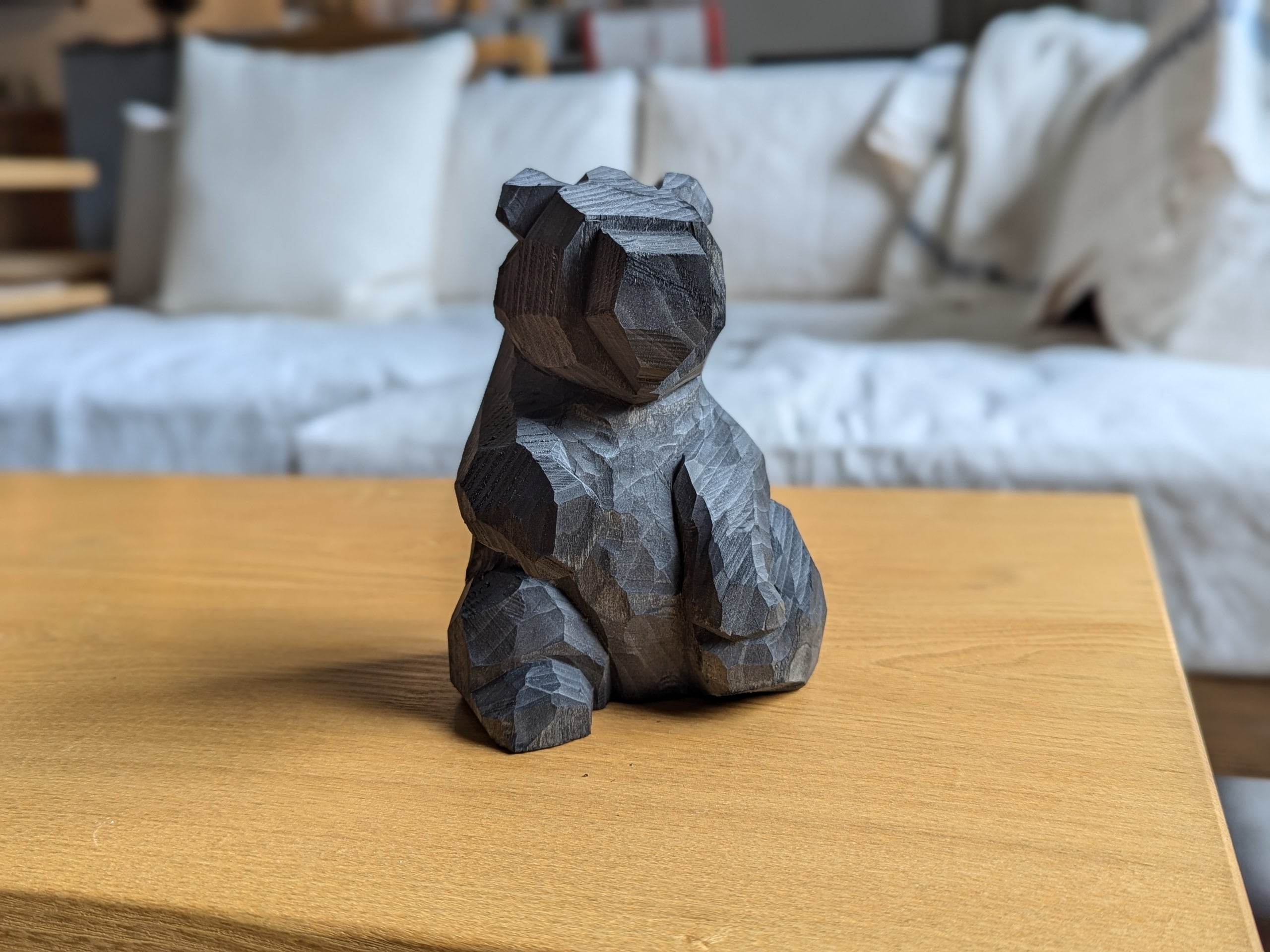 佐藤憲治 座り熊 ＃7「つま先掴み」 | 木彫りの熊 | inoya | Basic
