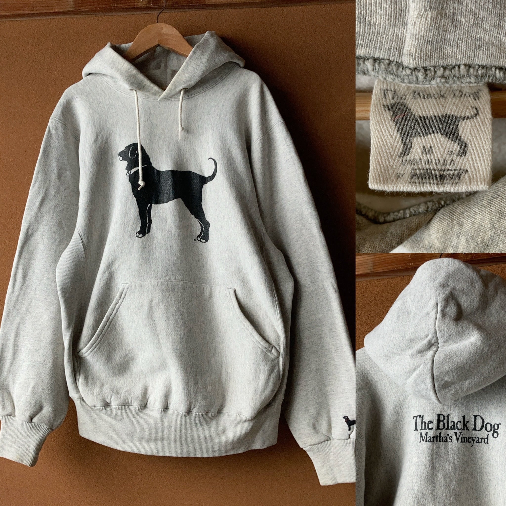 90's The Black Dog スウェットパーカー プルオーバー USA製 SIZE M