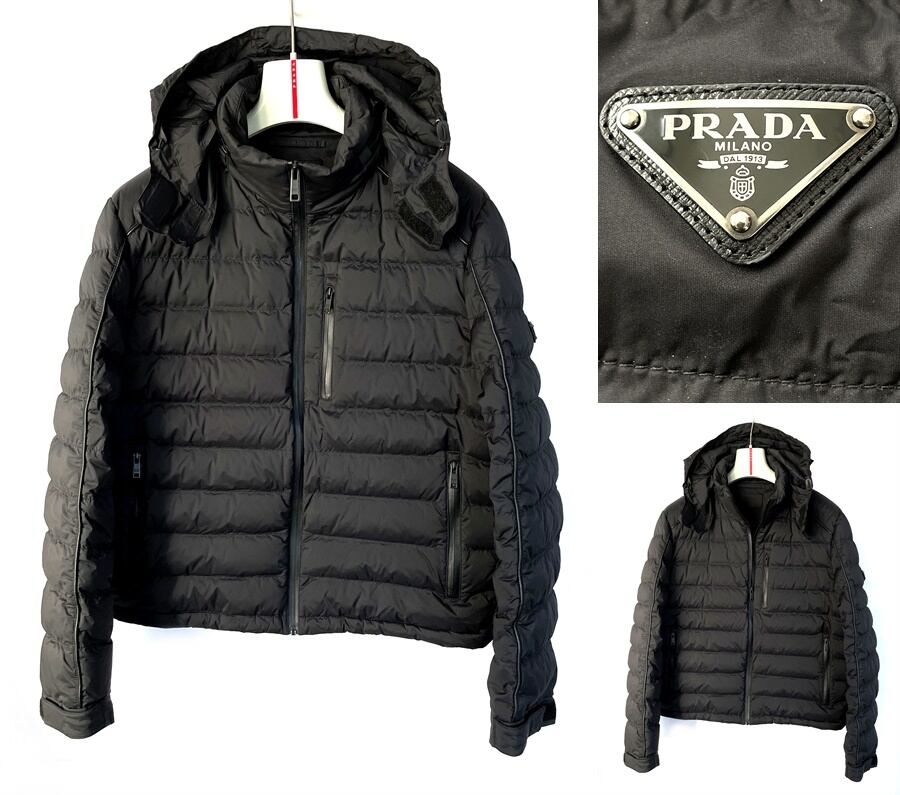 PRADA プラダ ハイネックジップアップ トライアングルロゴプレート