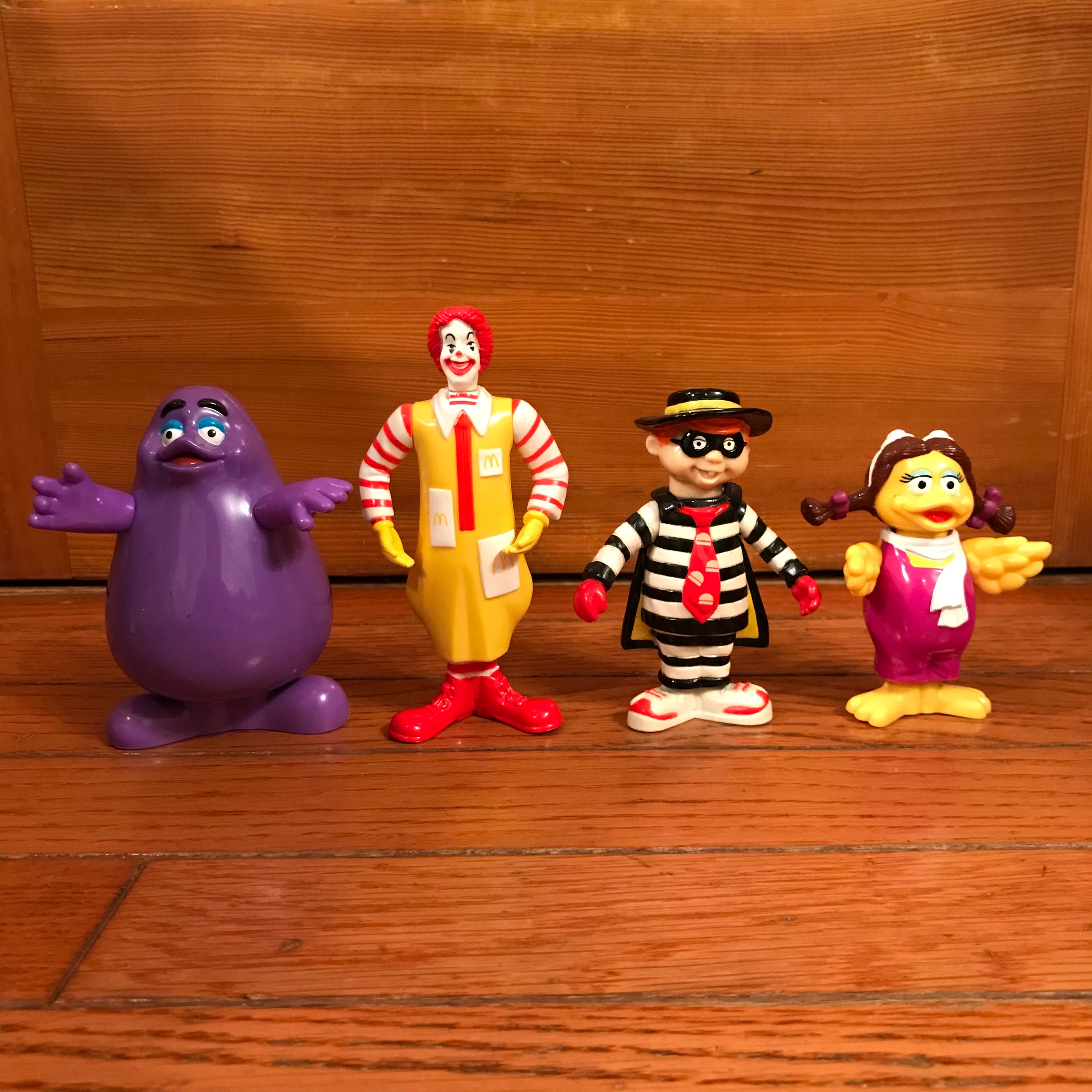 90's マクドナルドトイ ハッピーセット ドナルド&ハンバーグラー