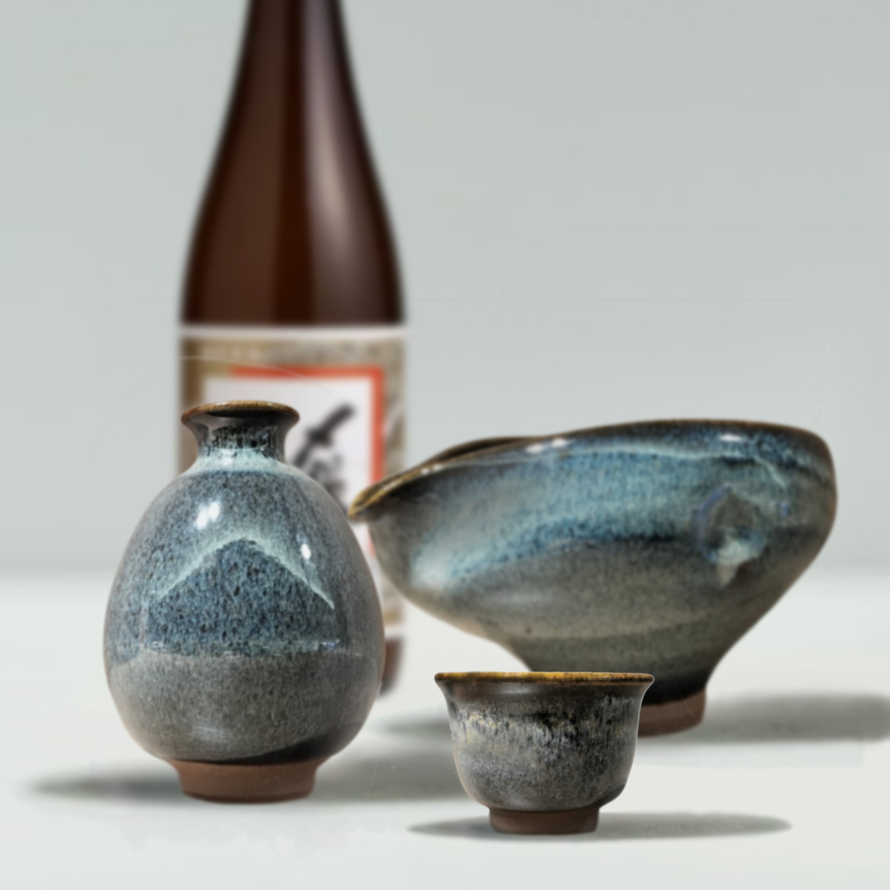 徳利(400 cc)天目 | TSUNE;田中恒子の器 オンラインストア