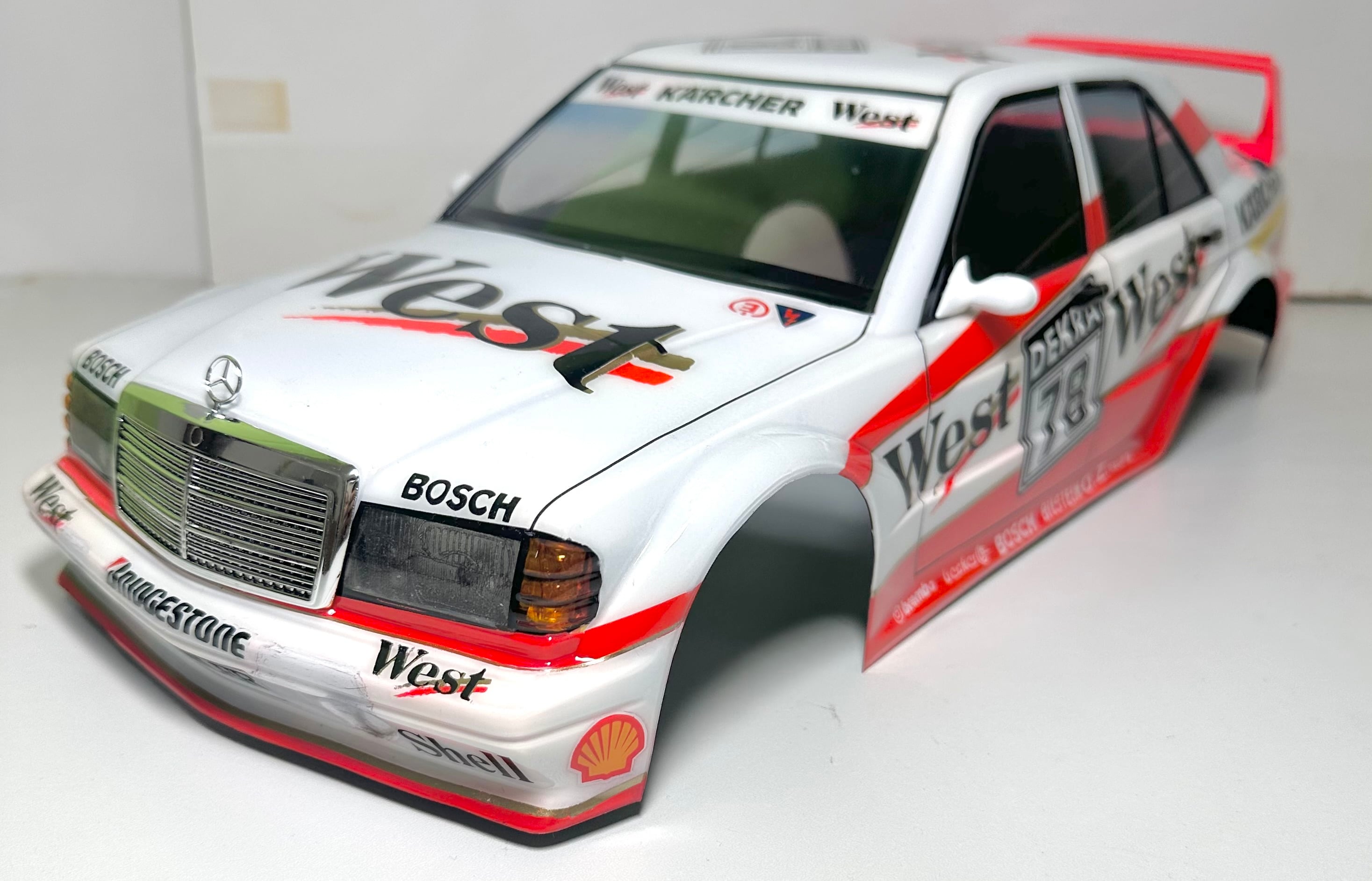 タミヤ 1/10 メルセデス CLK AMG スペアボディ パーツセット