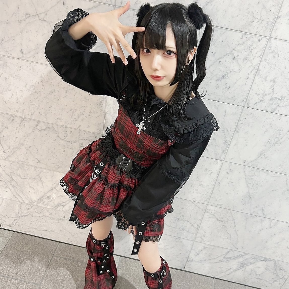 サブカル刺繍☆チェックビスチェ | VOLCAN&APHRODITE