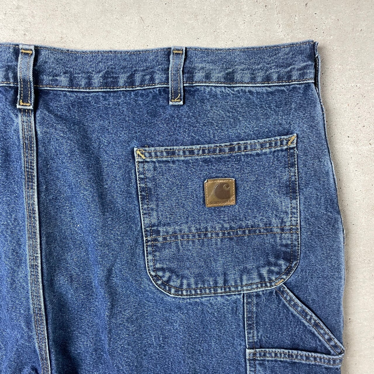 カーハートデニムオーバーオールC1081ペインターパンツ極太w44アメリカ