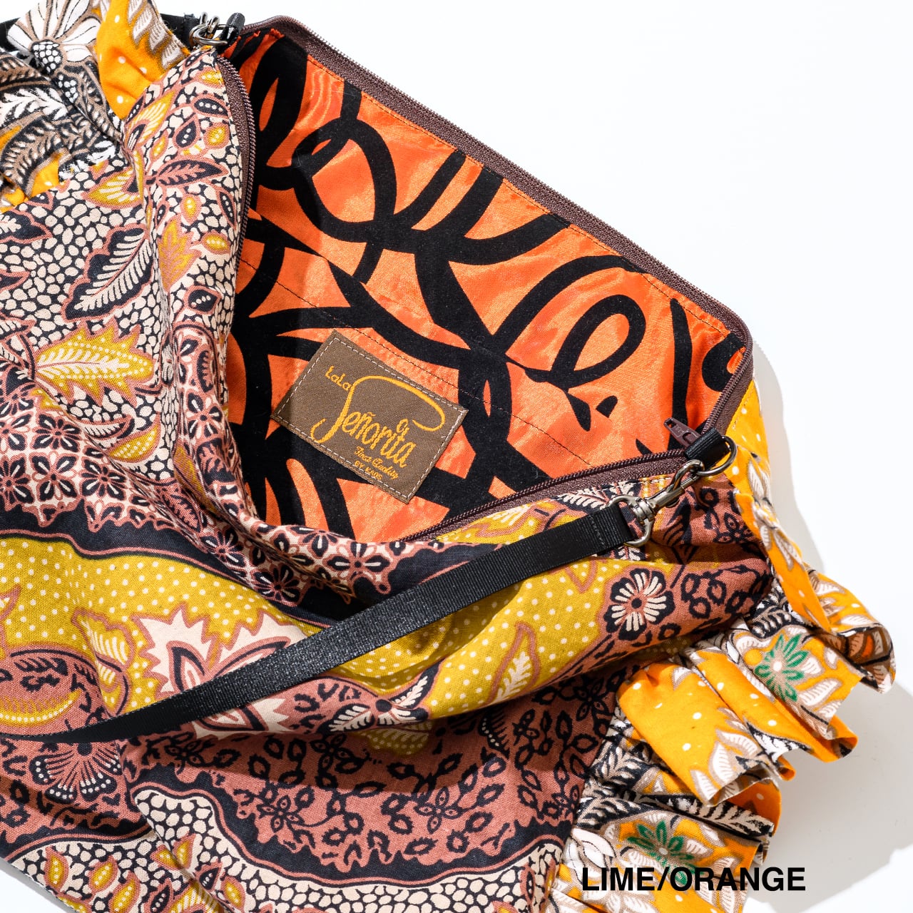 インドネシアバティックzip ショルダーバッグ | lalasenorita