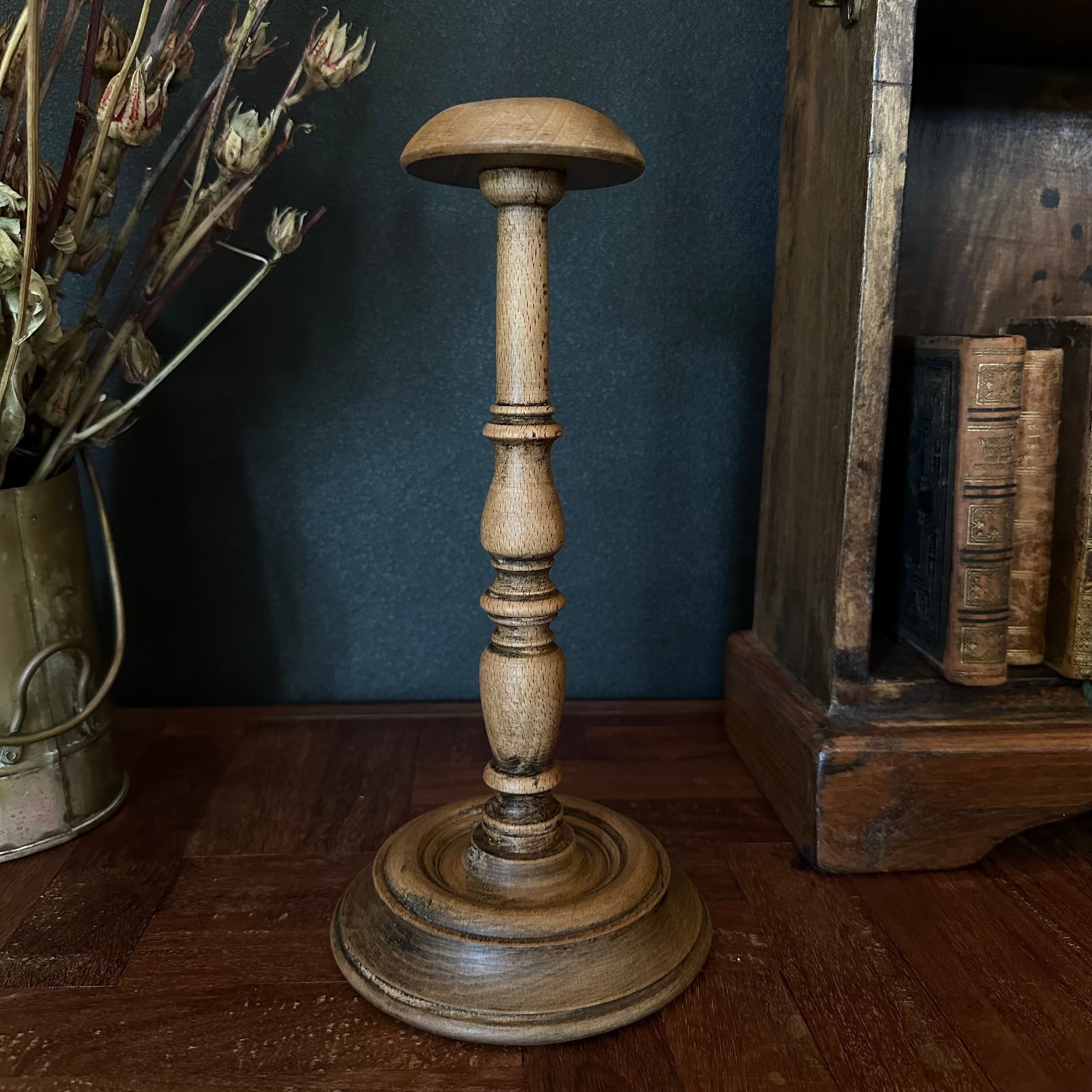 ハットスタンド 木製 帽子掛け / フランスアンティーク ヴィンテージ