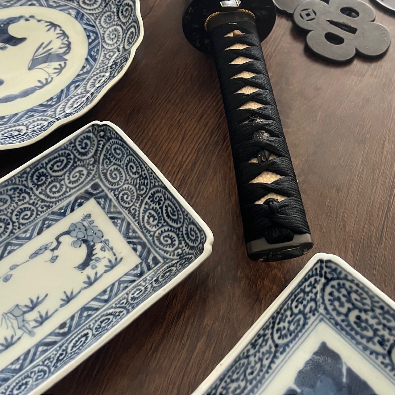 バラ売り＞古伊万里蛸唐草角長皿現存4枚 江戸中期 | 古美術 希 のぞみ