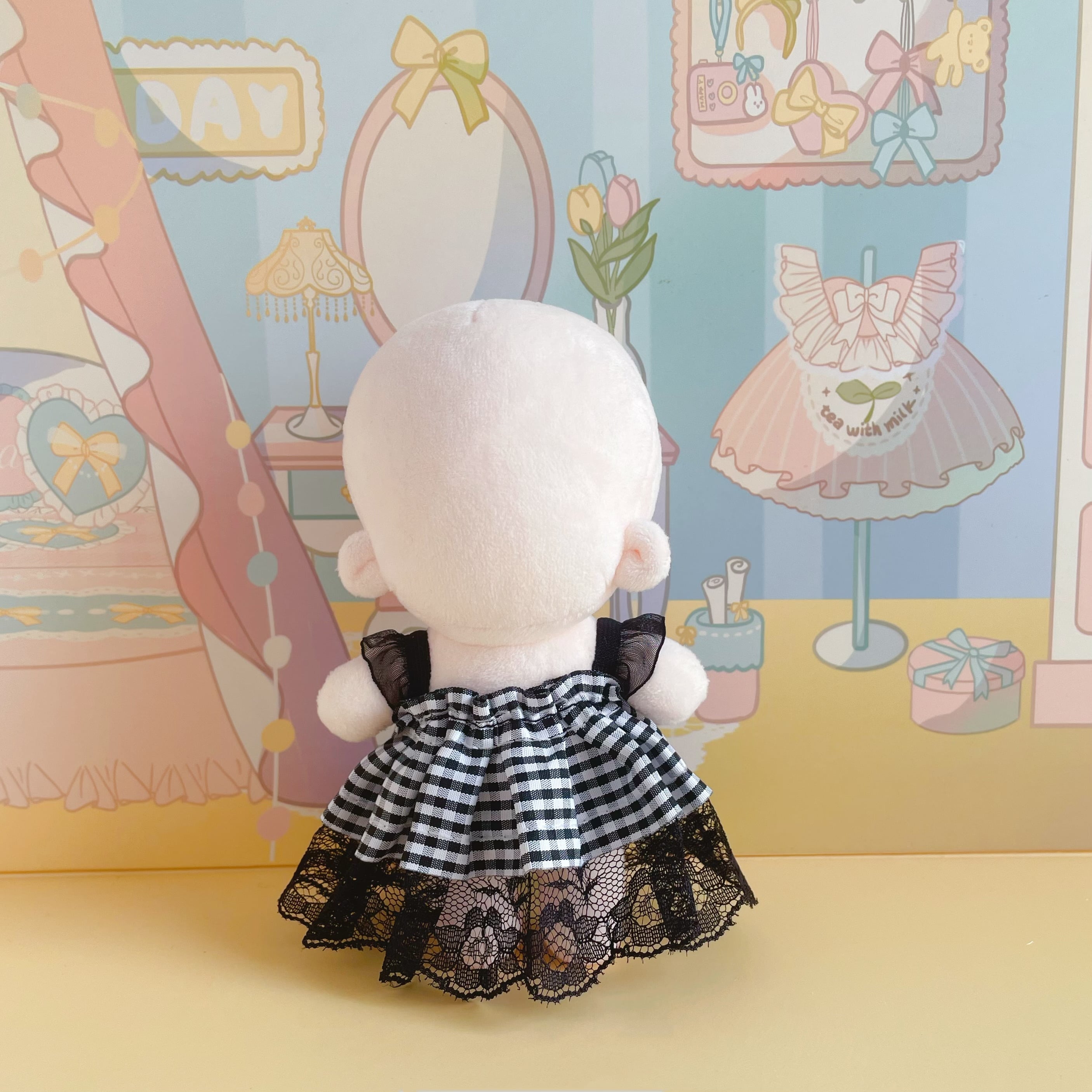 1640 ちびぬいちゃんのタートル&肩紐レース吊りズボン 確認用 ちびぬい