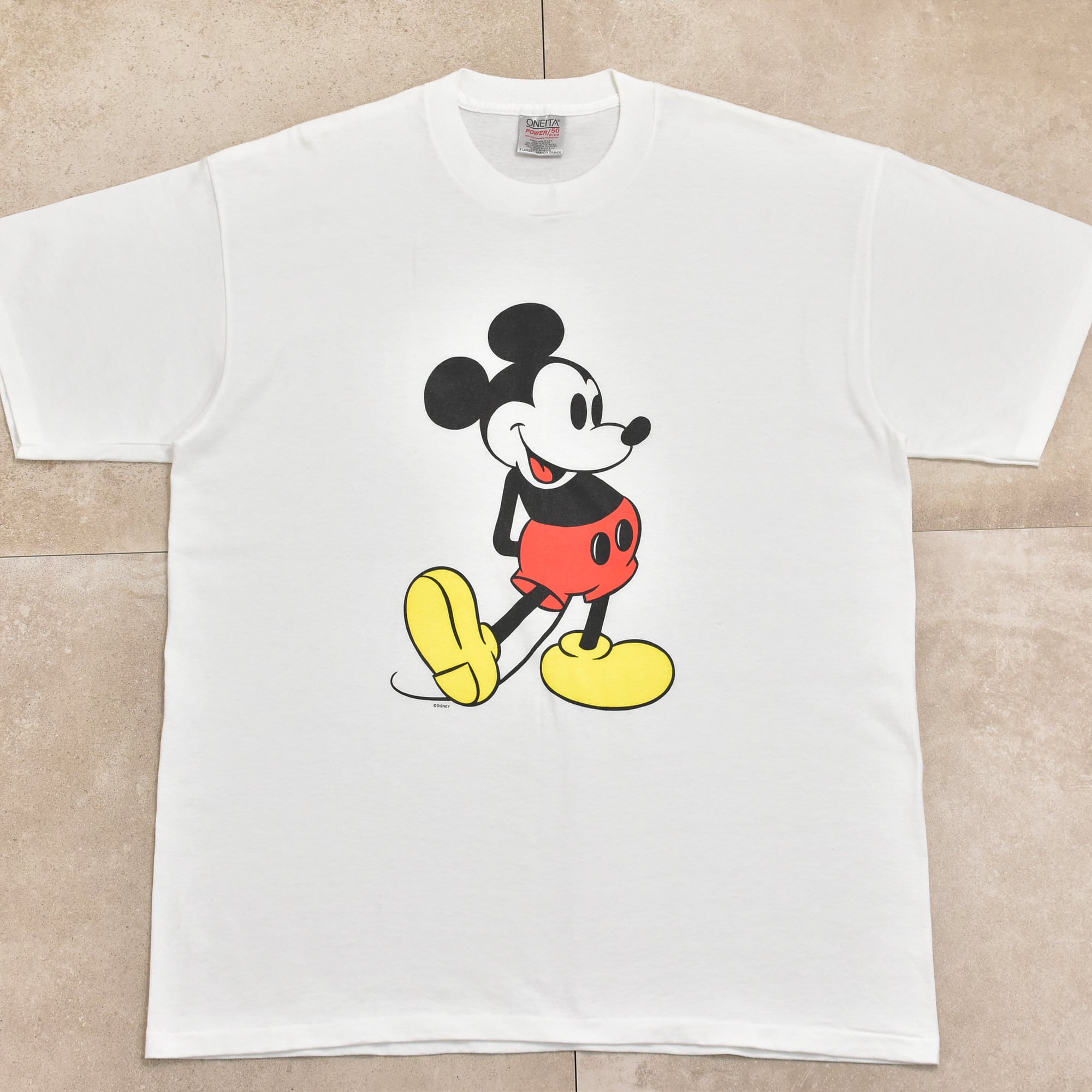 90s USA ONEITA Disney Mickey Mouse T-shirt | 古着屋 grin days